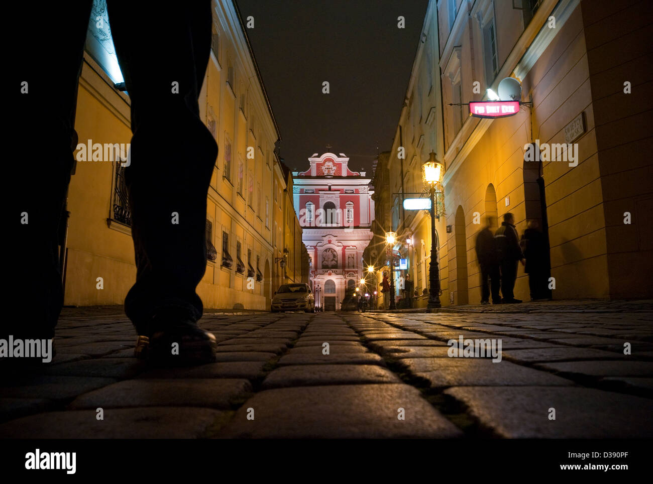 Posen, Polen, Ansicht der barocken Kirche St. Stanislaus Bischof Stockfoto