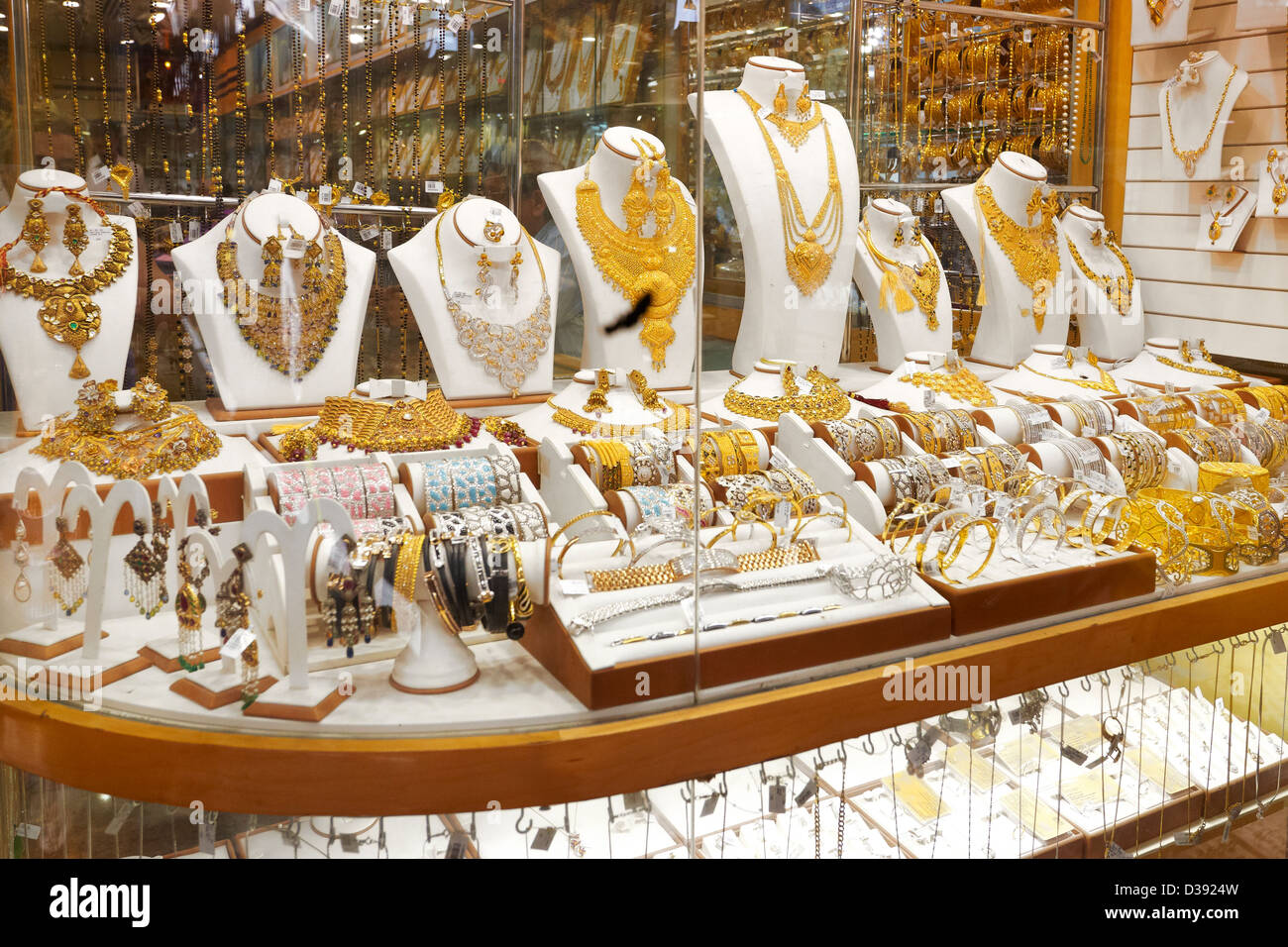 Dubai, Vereinigte Arabische Emirate Dubai Gold Souk Markt