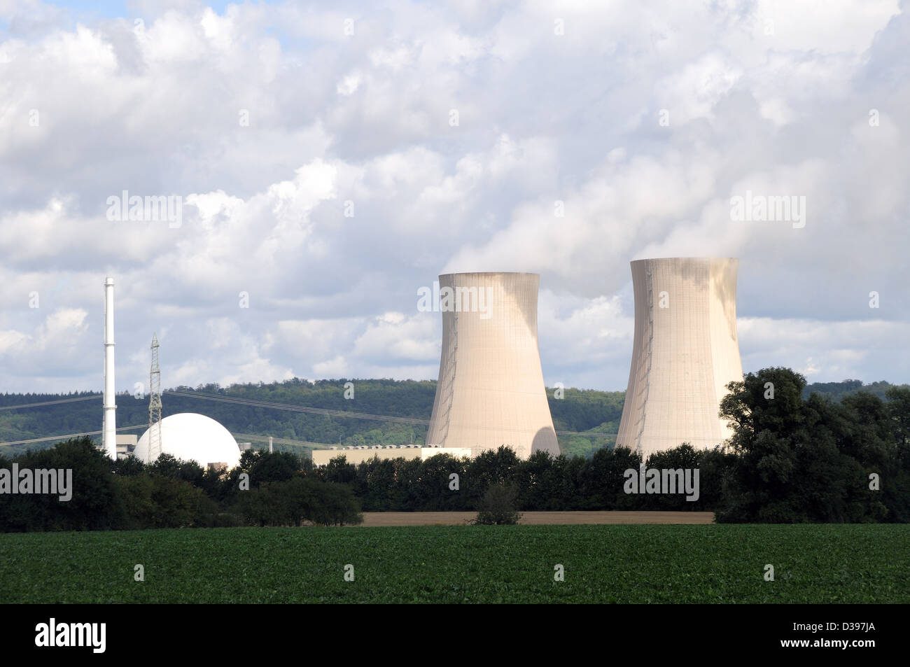 Emmerthal, Deutschland, die Grohnde Stockfoto