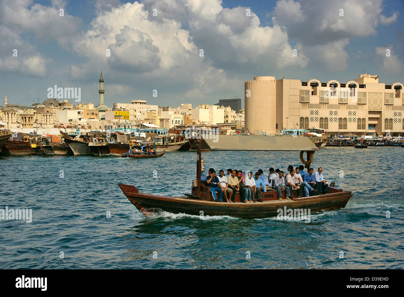 UUAE Emirat Dubai Creek und Deira Stockfoto