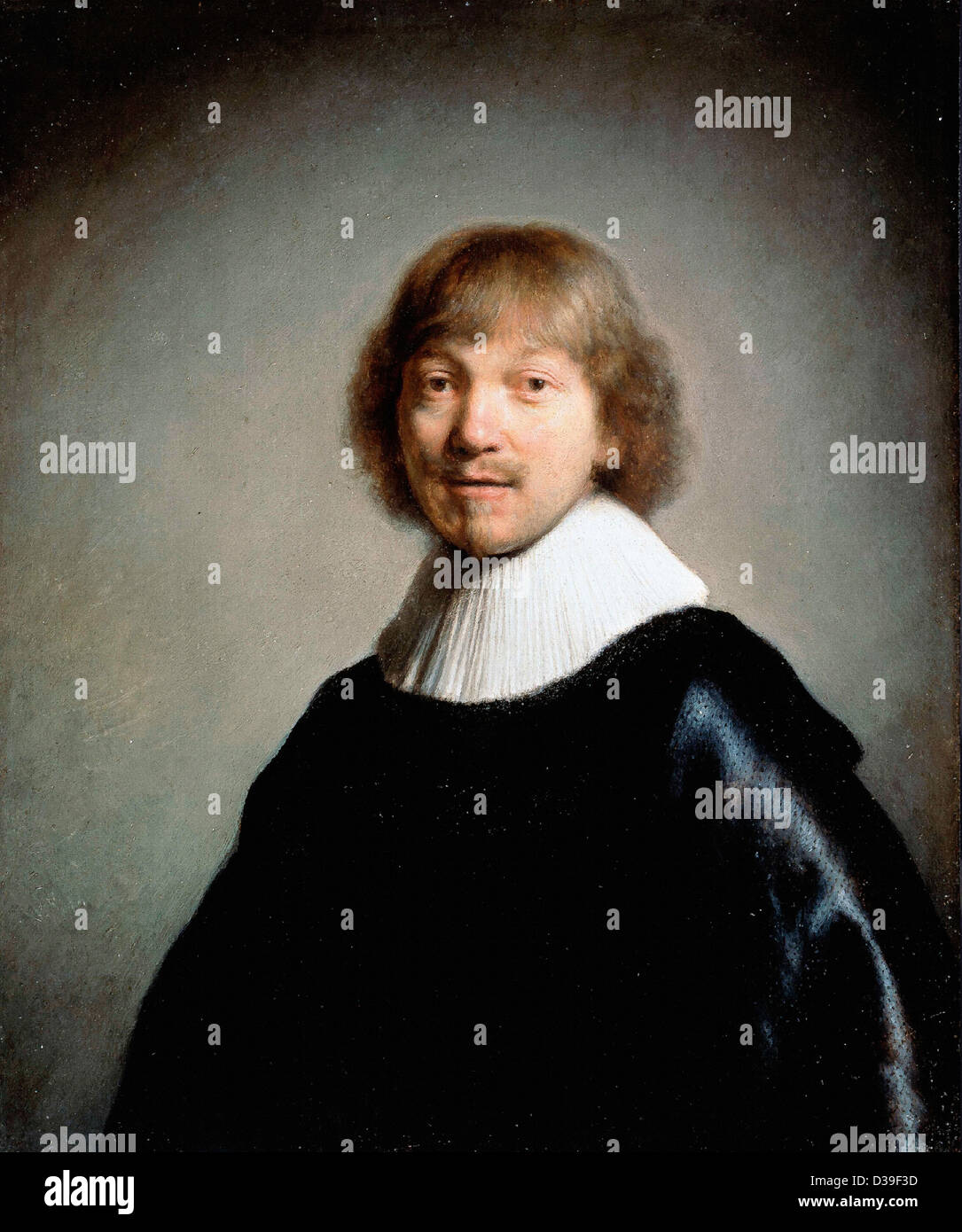 Rembrandt van Rijn, Jacob III de Gheyn. 1632 Öl auf Karton. Barocke. Galerie: Dulwich Picture Gallery, London, UK. Stockfoto