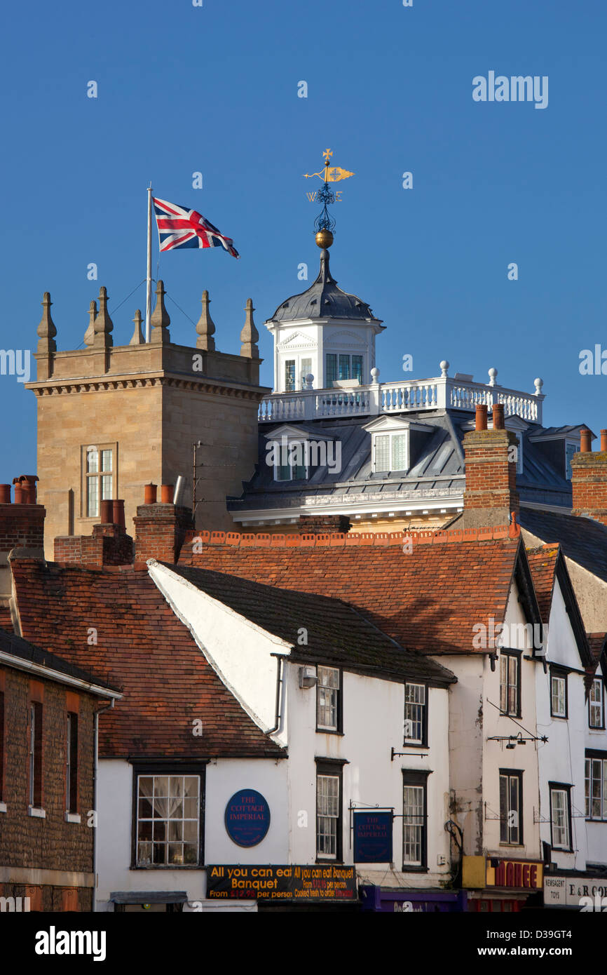 County Hall Museum und alten Stadtgebäude, Abingdon, Oxfordshire, England Stockfoto