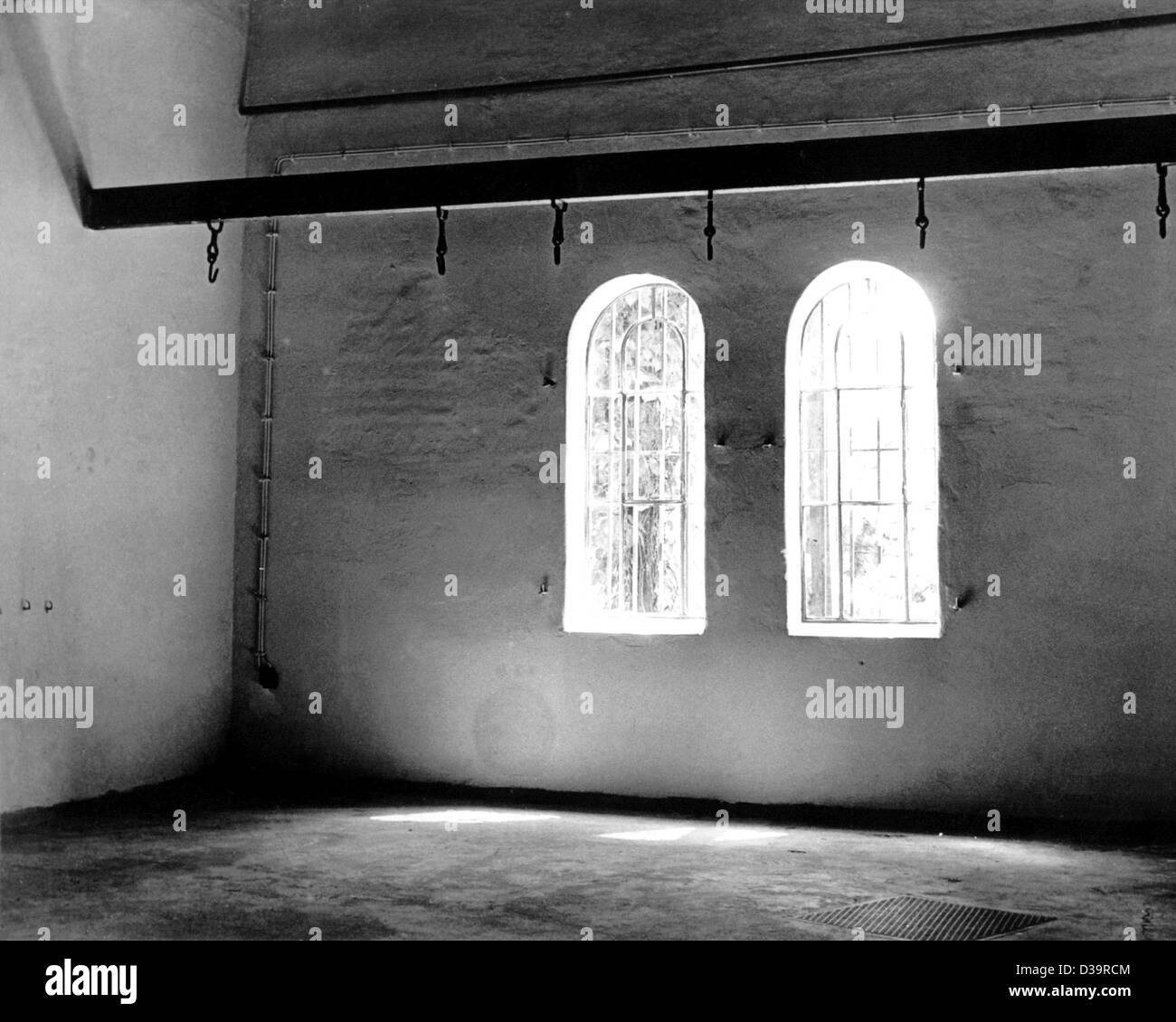 (Dpa-Dateien) - die Ausführung Zimmer des ehemaligen NS-Konzentrationslagers Plötzensee, Berlin (undatiert). Stockfoto