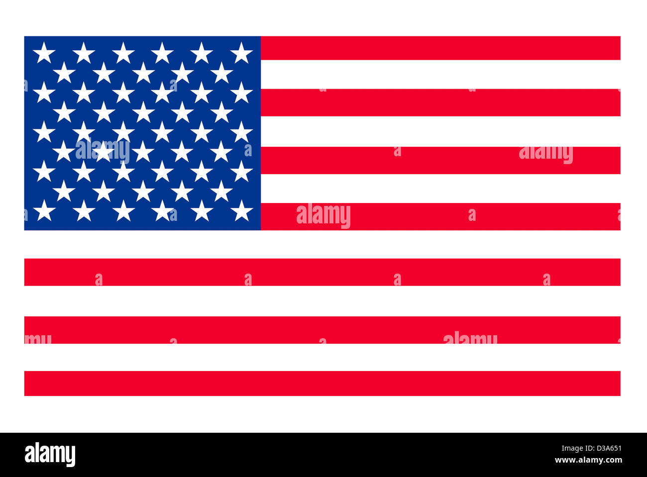 US-Flagge Stockfoto