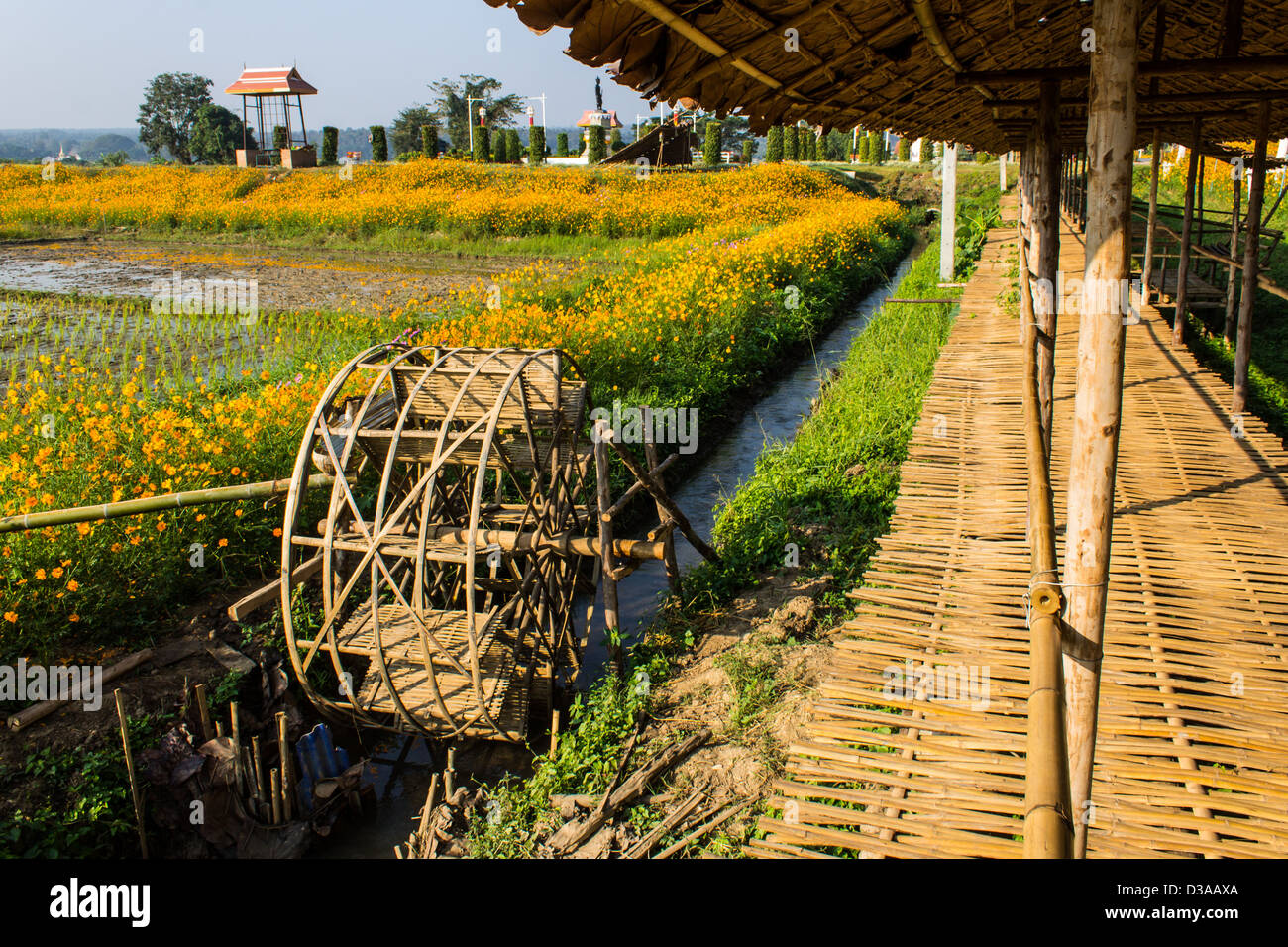Turbine zu bewässern, Muangkan thailand Stockfoto