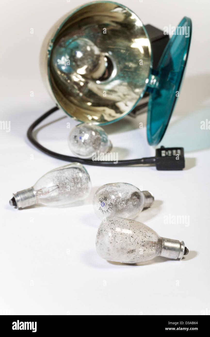 Vintage Polaroid-Kamera-Ausrüstung Stockfoto