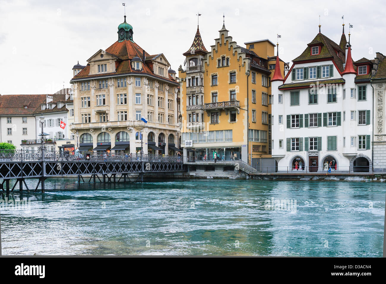 Architektur in Luzern, Schweiz Stockfoto Architektur in Luzern, Schweiz Stockfoto