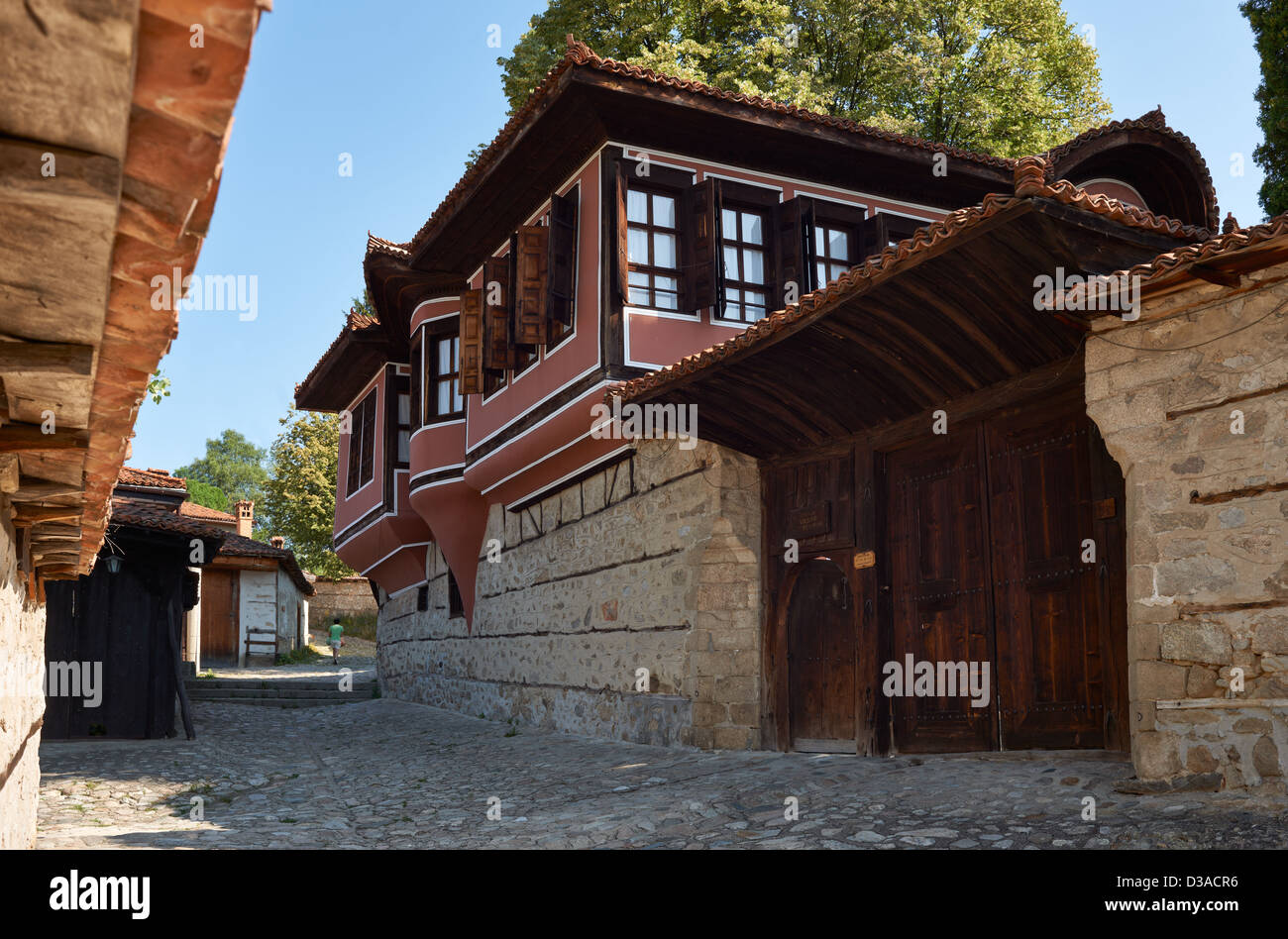 Altes Haus in Koprivshtitsa, Bulgarien, das Museum von Todor Kableshkov Stockfoto