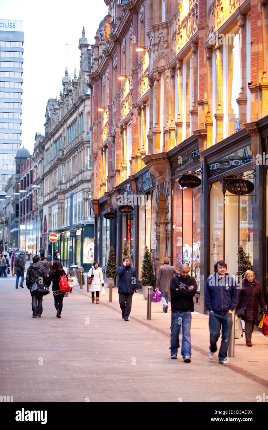 Leeds, West Yorkshire - Einkaufs - Zentrum Stockfoto