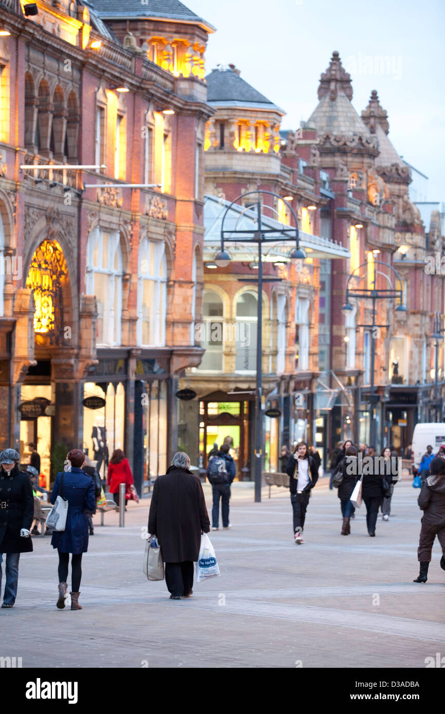 Leeds, West Yorkshire - Einkaufs - Zentrum Stockfoto