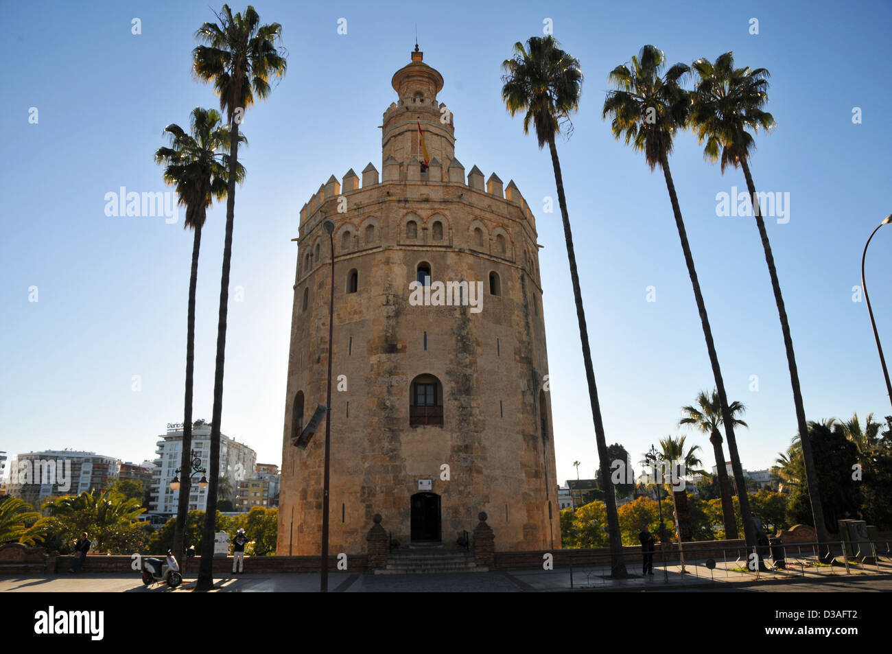Torre del Oro, Sevilla. Stockfoto