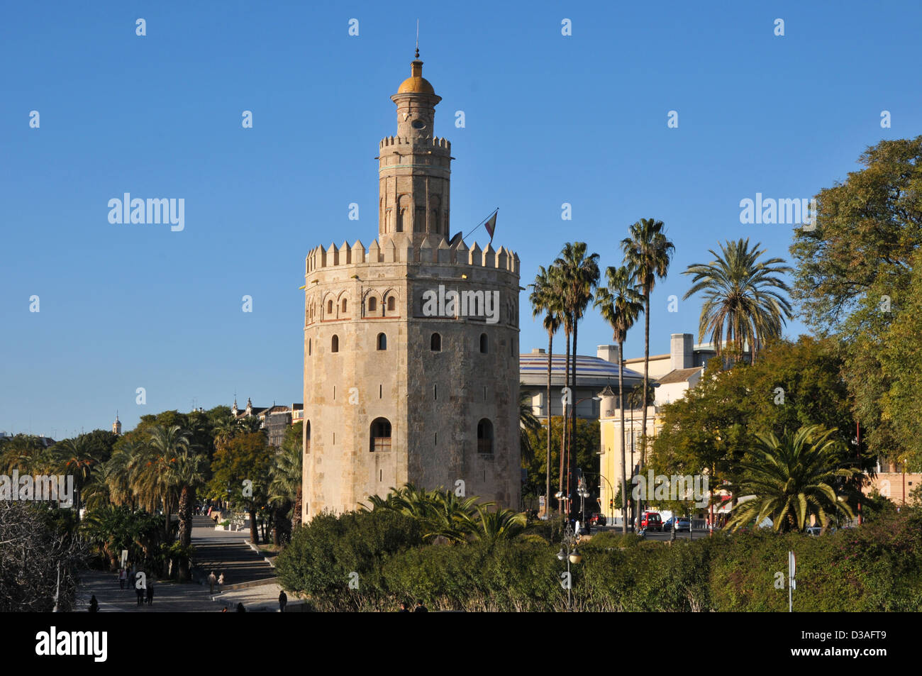 Torre del Oro, Sevilla. Stockfoto