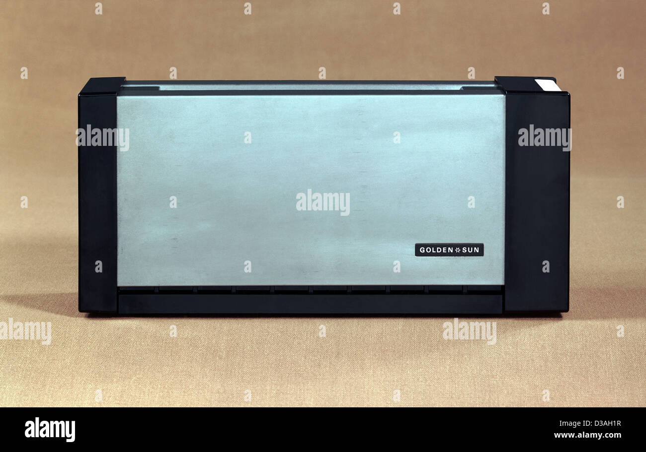 Berlin, DDR, der Toaster GOLDEN SUN Stockfoto