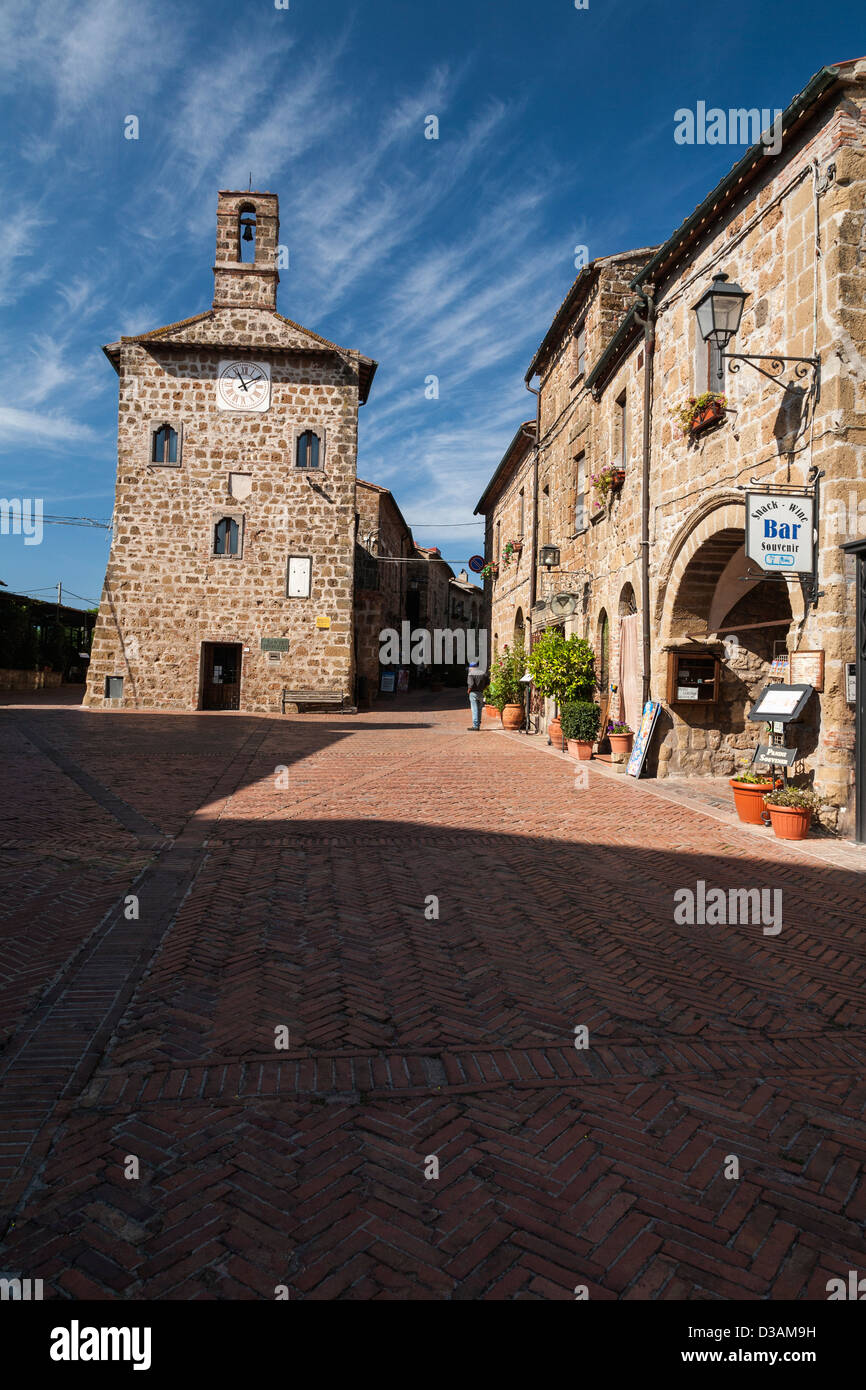 Palazzo dell'Archivio, Sovana, Grosseto, Toskana, Italien Stockfoto