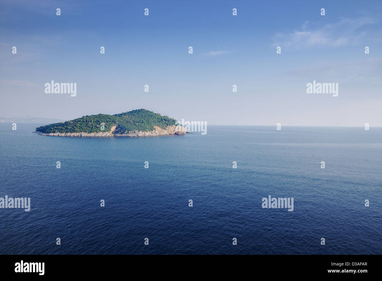 Lokrum Insel in der Nähe der Stadt Dubrovnik, Kroatien Stockfoto