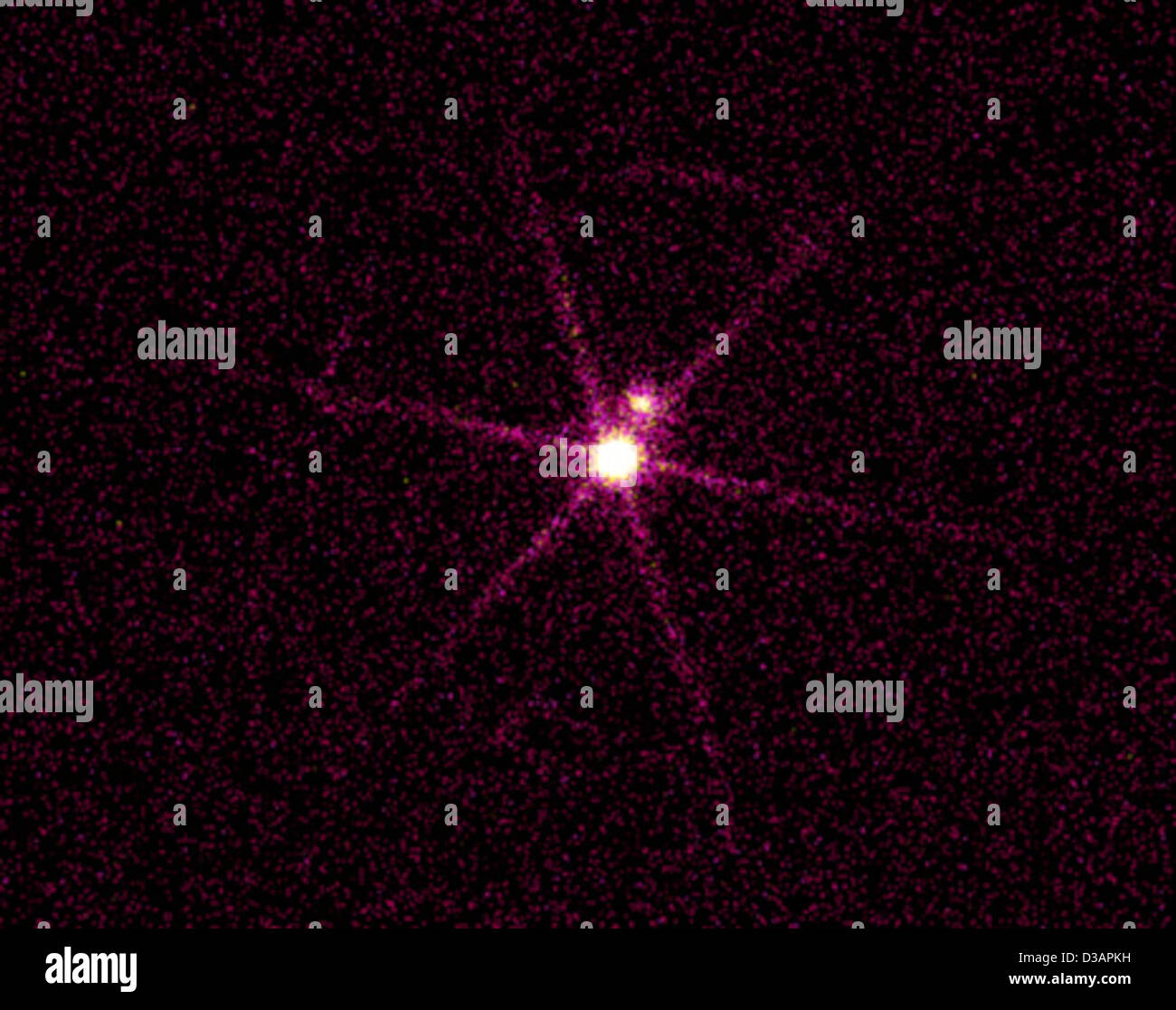Canis Major: Ein Doppelstern-System (NASA, Chandra, 26.09.2000) Stockfoto