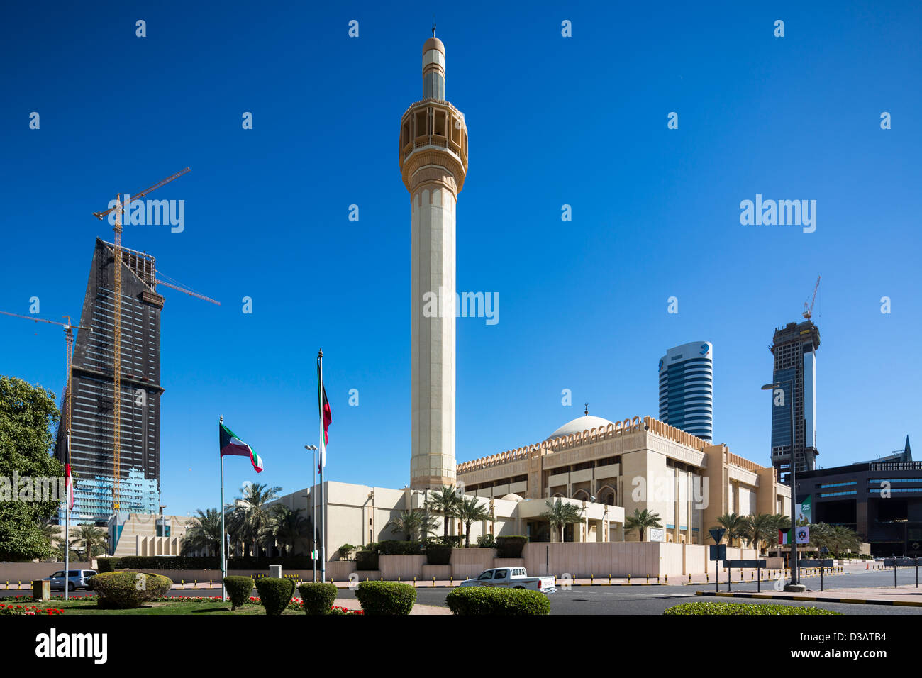 Große Moschee Masjid al-Kabir, Kuwait-Stadt, Kuwait Stockfoto