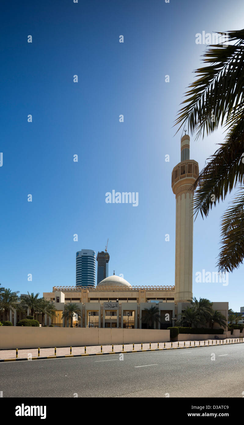 Große Moschee Masjid al-Kabir, Kuwait-Stadt, Kuwait Stockfoto