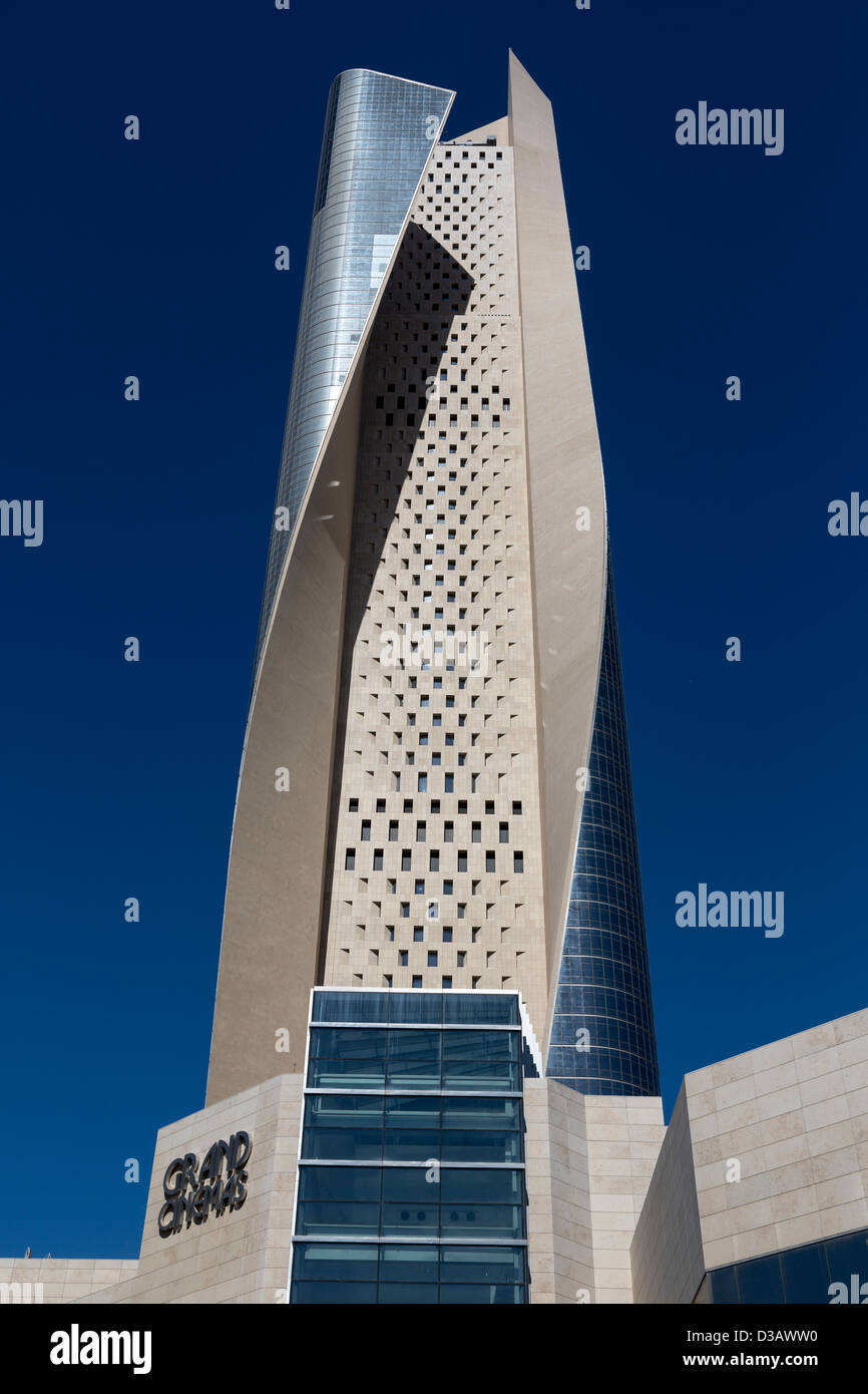 Al Hamra Tower, Kuwait-Stadt, Kuwait Stockfoto