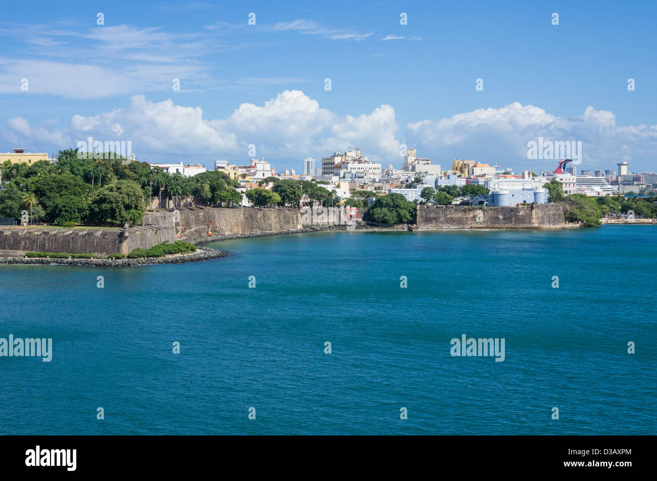 San Juan, Puerto Rico, ein Blick auf die Altstadt San Juan und der
