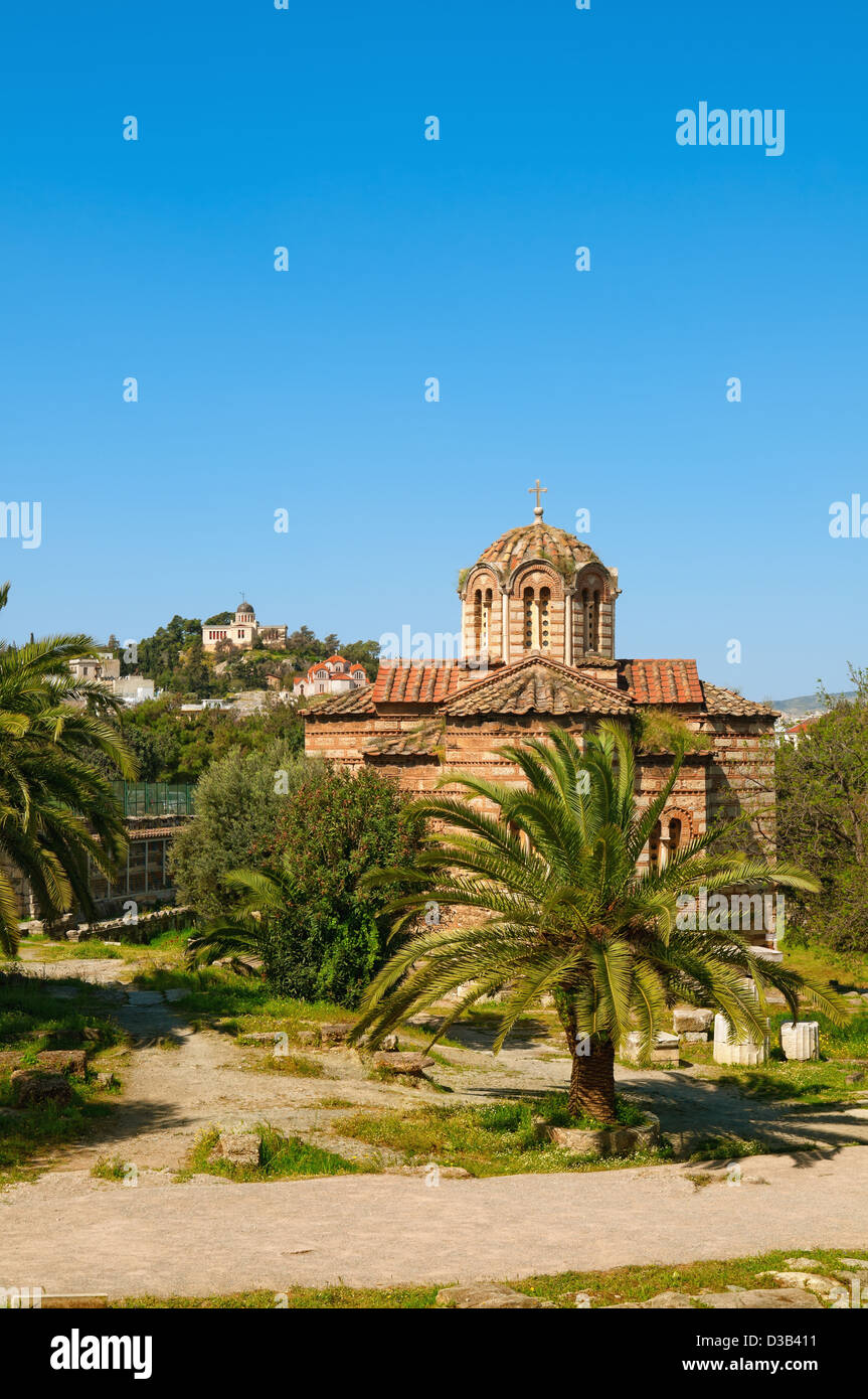 Antike Agora, Athen, Griechenland. Stockfoto