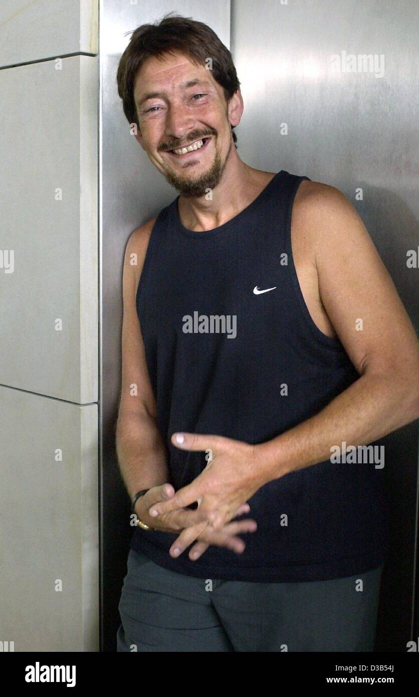 (Dpa) - nach 25 Jahren Musiker Chris Rea immer noch einer der big Player im Musik-Business, Hamburg, 6. September 2002. Rea 19 Alben produziert und verkauft 22 Millionen weltweit und immer noch Leben für die Musik: seine 20. Album "Stony Road" erscheint in Deutschland am 30. September 2002 und im November und Stockfoto