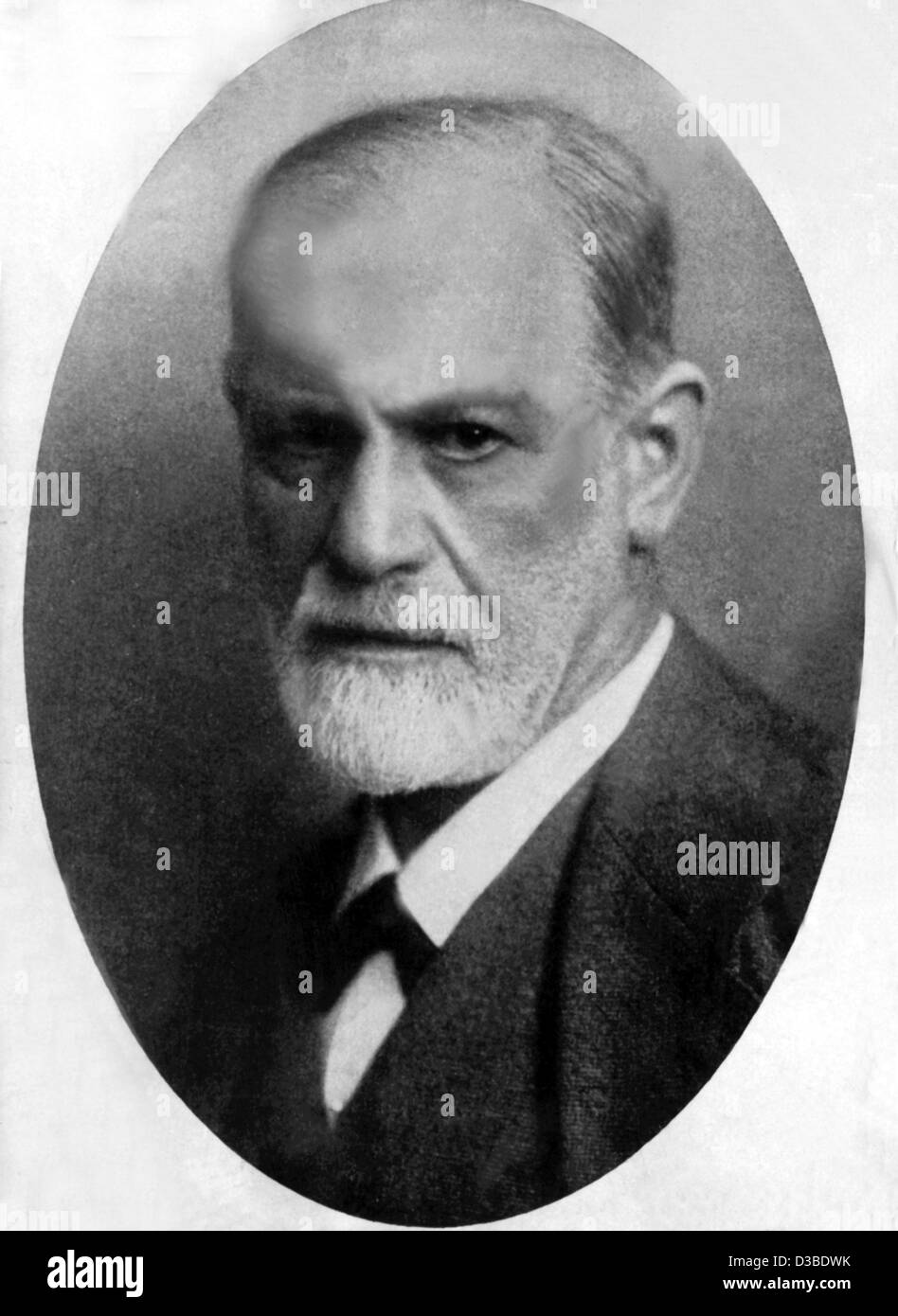 (Dpa-Dateien) - Sigmund Freud, österreichischer Physiologe, Arzt und Vater der Psychoanalyse, der als einer der einflussreichsten und maßgebliche Denker des 20. Jahrhunderts allgemein anerkannt ist, ist auf ein undatiertes Foto abgebildet. Freud in Frieberg, Mähren, 6. Mai 1856, bu geboren am Stockfoto