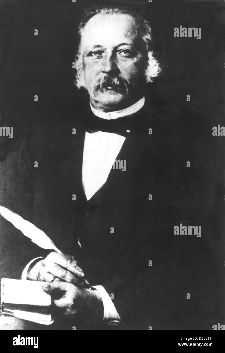 (Dpa) - deutsche Schriftsteller Theodor Fontane (undatiert Filer). Er war am 30. Dezember 1819 in Neuruppin geboren und starb am 20. September 1898 in Berlin. Fontane war ein produktiver Autor von verschiedenen Texten wie Essays, Gedichte und Romane, besonders realistische soziale Romane wie "Effi Briest". Stockfoto