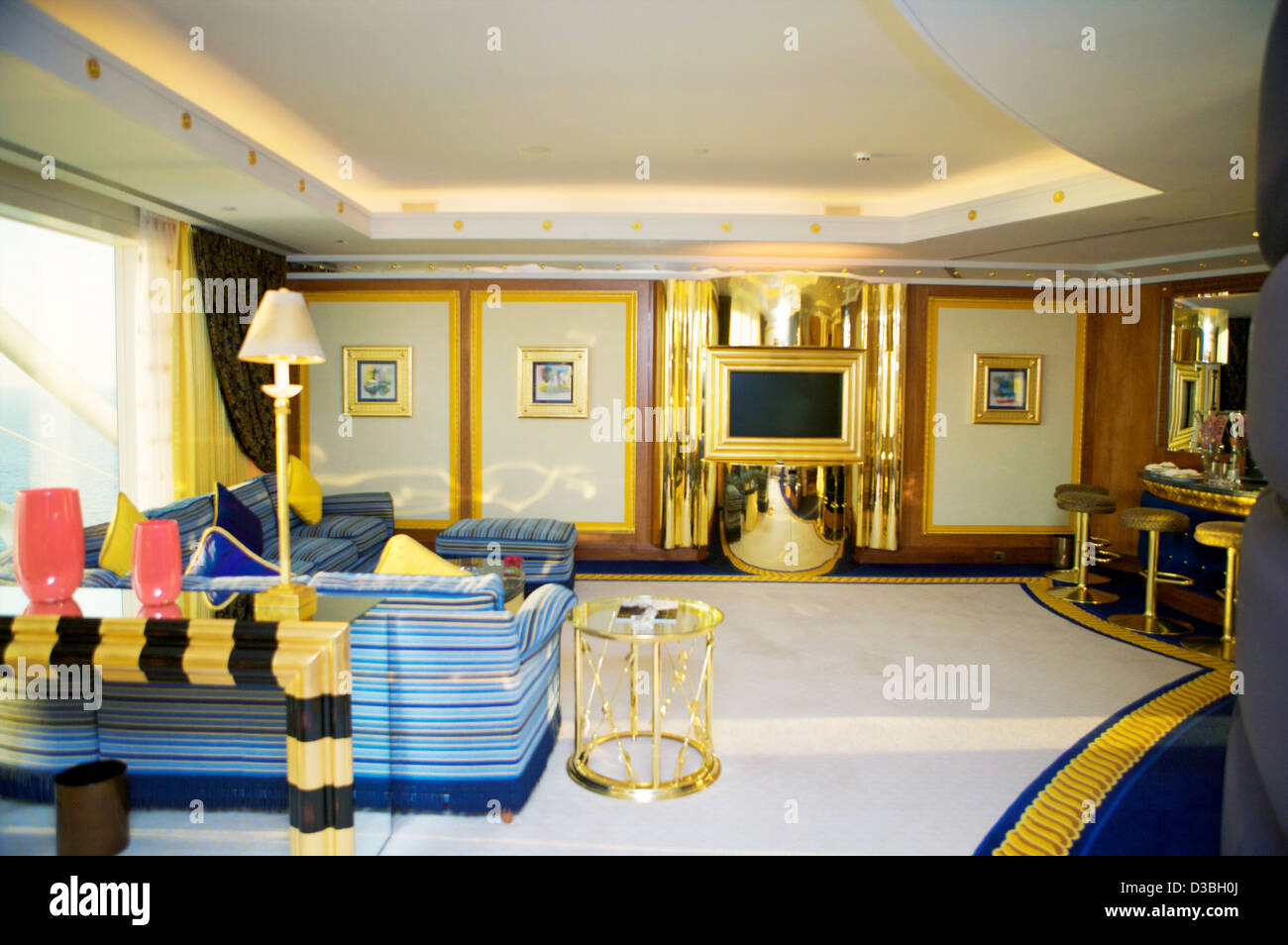 Das Innere Einer Suite Im Burj Al Arab 7 Sterne Hotel In