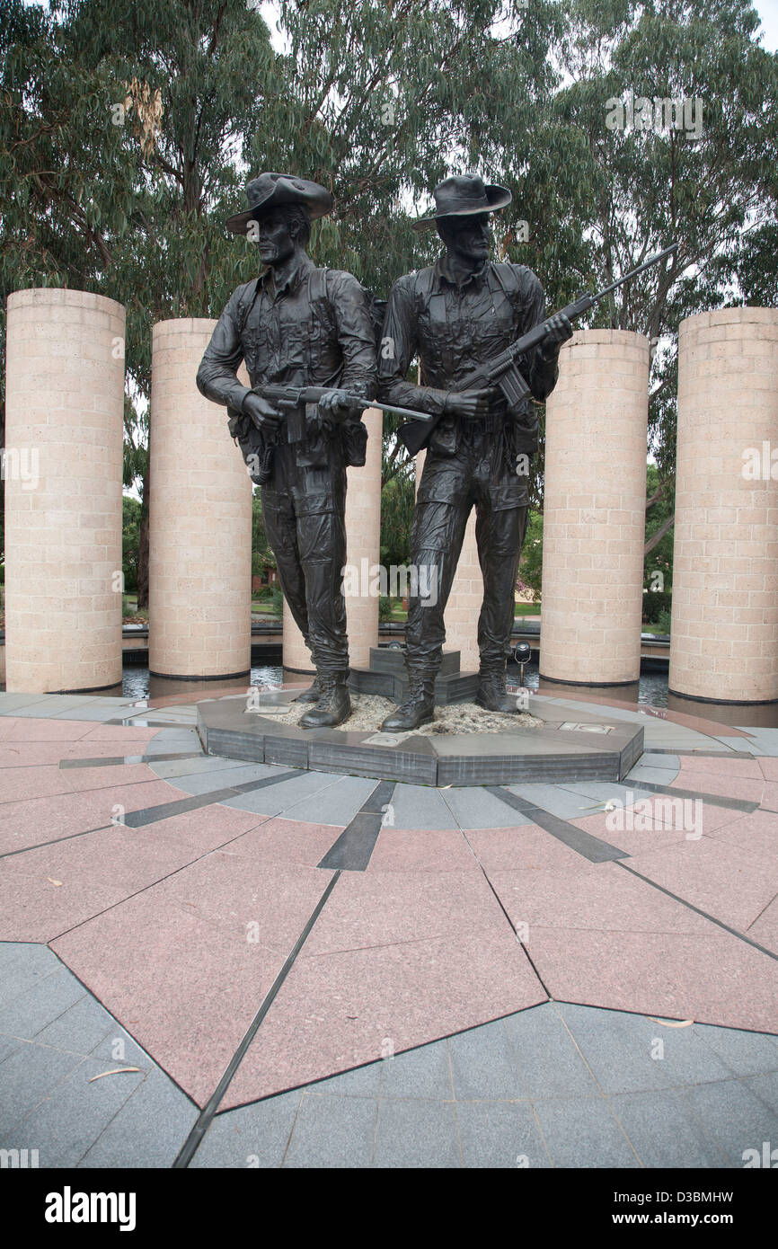 Korean War Memorial auf der ANZAC Parade in Canberra Australien Stockfoto