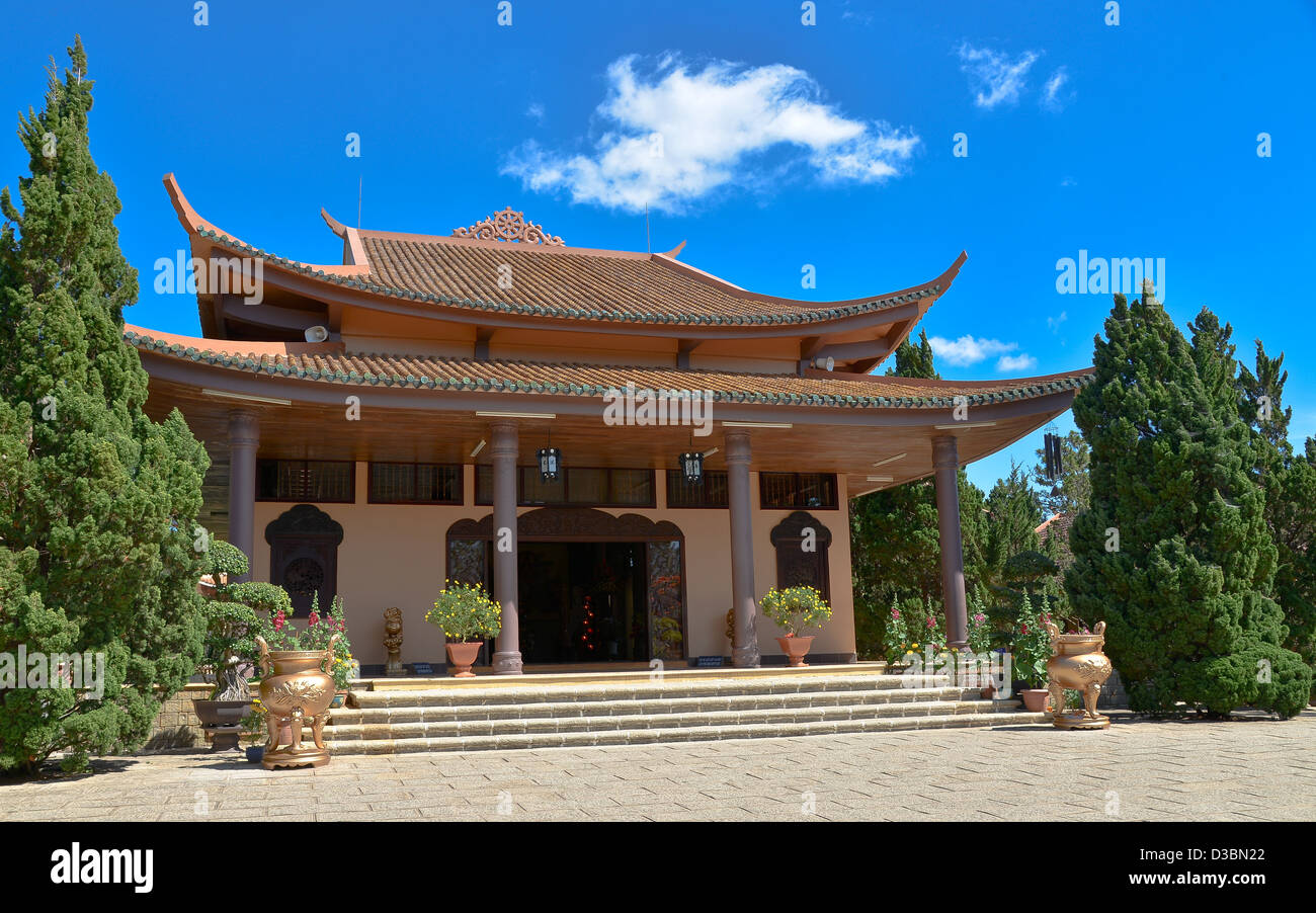 Truc Lam Zen-Kloster - Da Lat, Vietnam Stockfoto