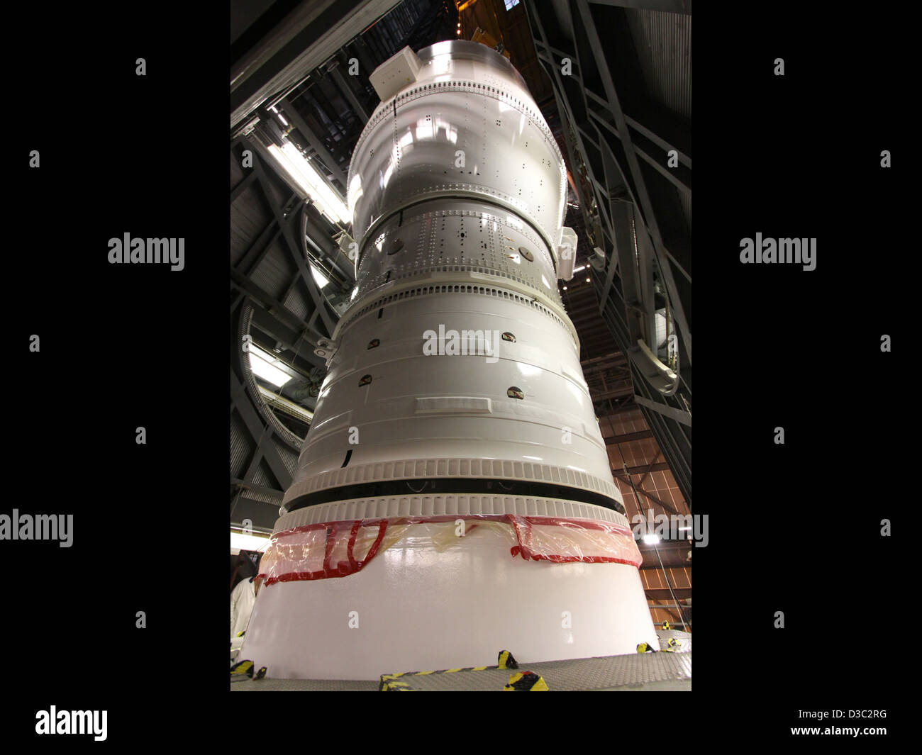 Ares-X Rakete "Super Stack 1" (NASA, Ares, 08.07.09) Stockfoto