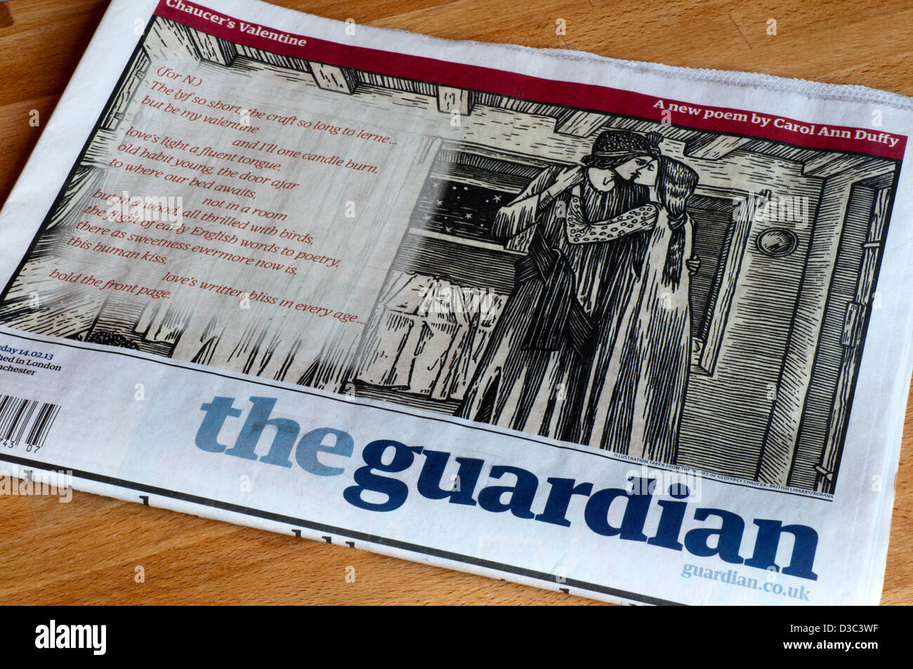 Ein Neues Gedicht Von Carol Ann Duffy Auf Der Titelseite Von The