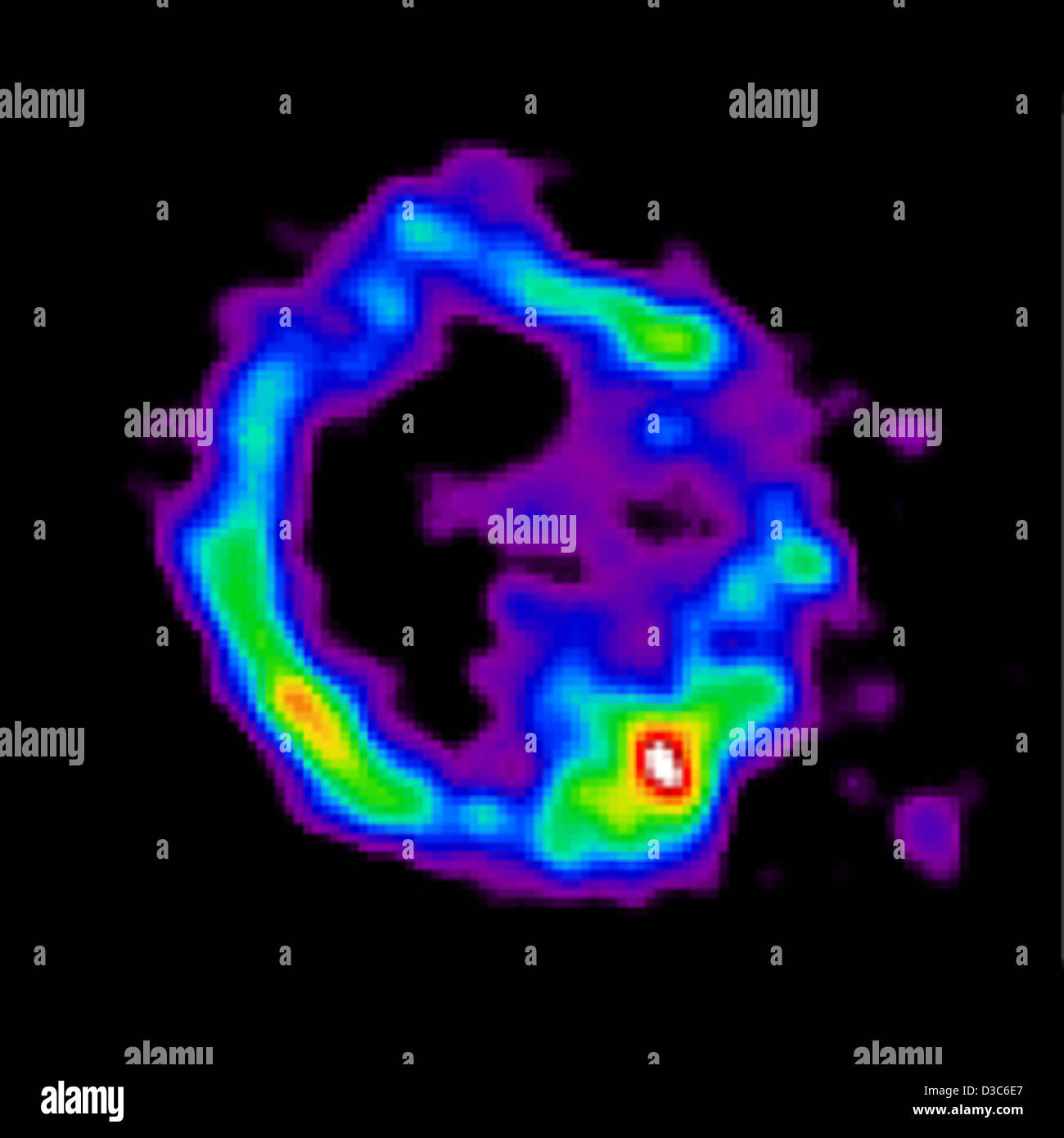 E0102-72,3 kleine Magellansche Wolke Astronomie Chandra x-ray Observatory Teleskop Chandra X-Ray Chandraxrayobservatory Chandraxray Stockfoto