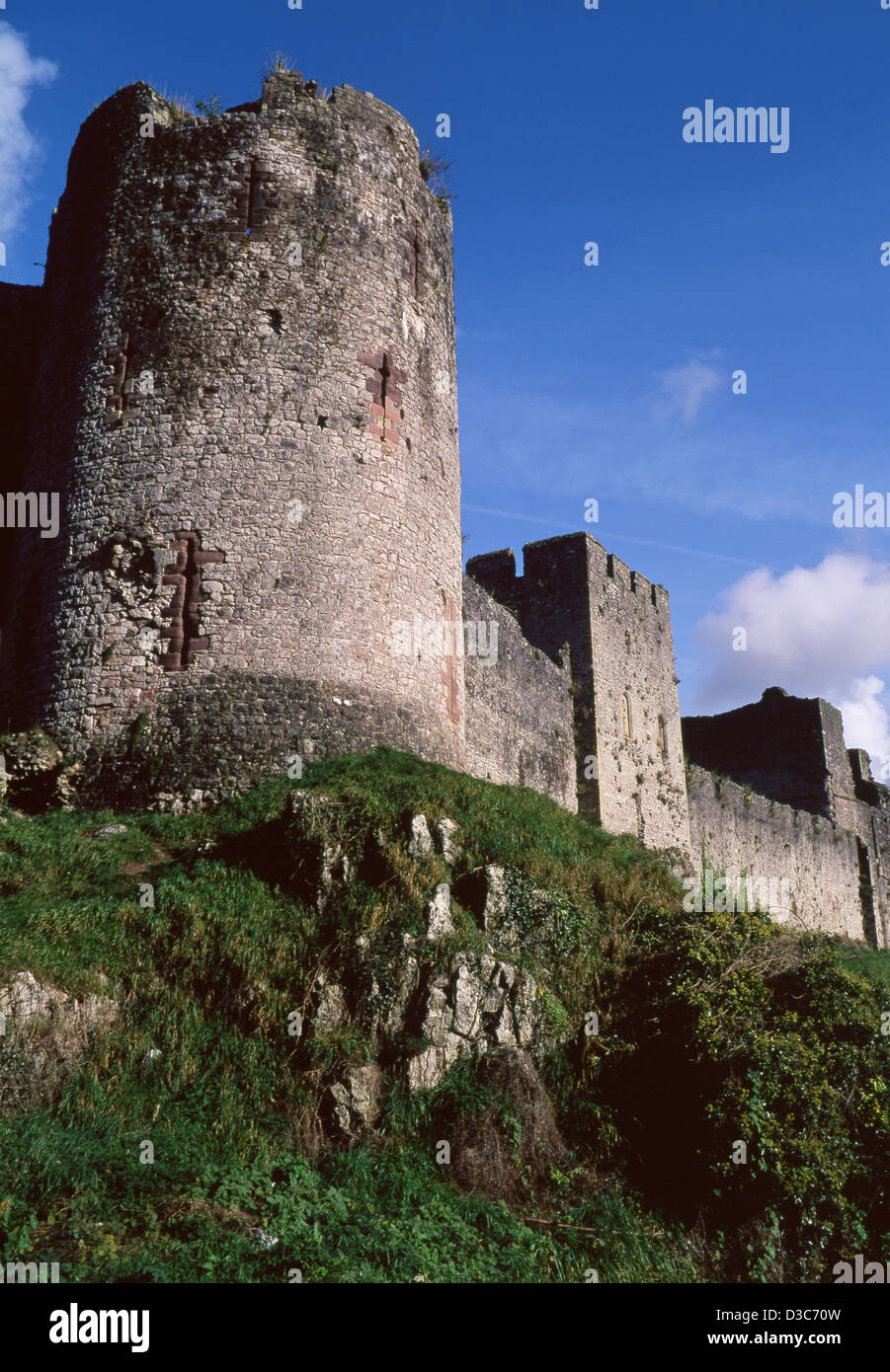 Chepstow Castle Monmouthshire South East Wales UK Stockfoto