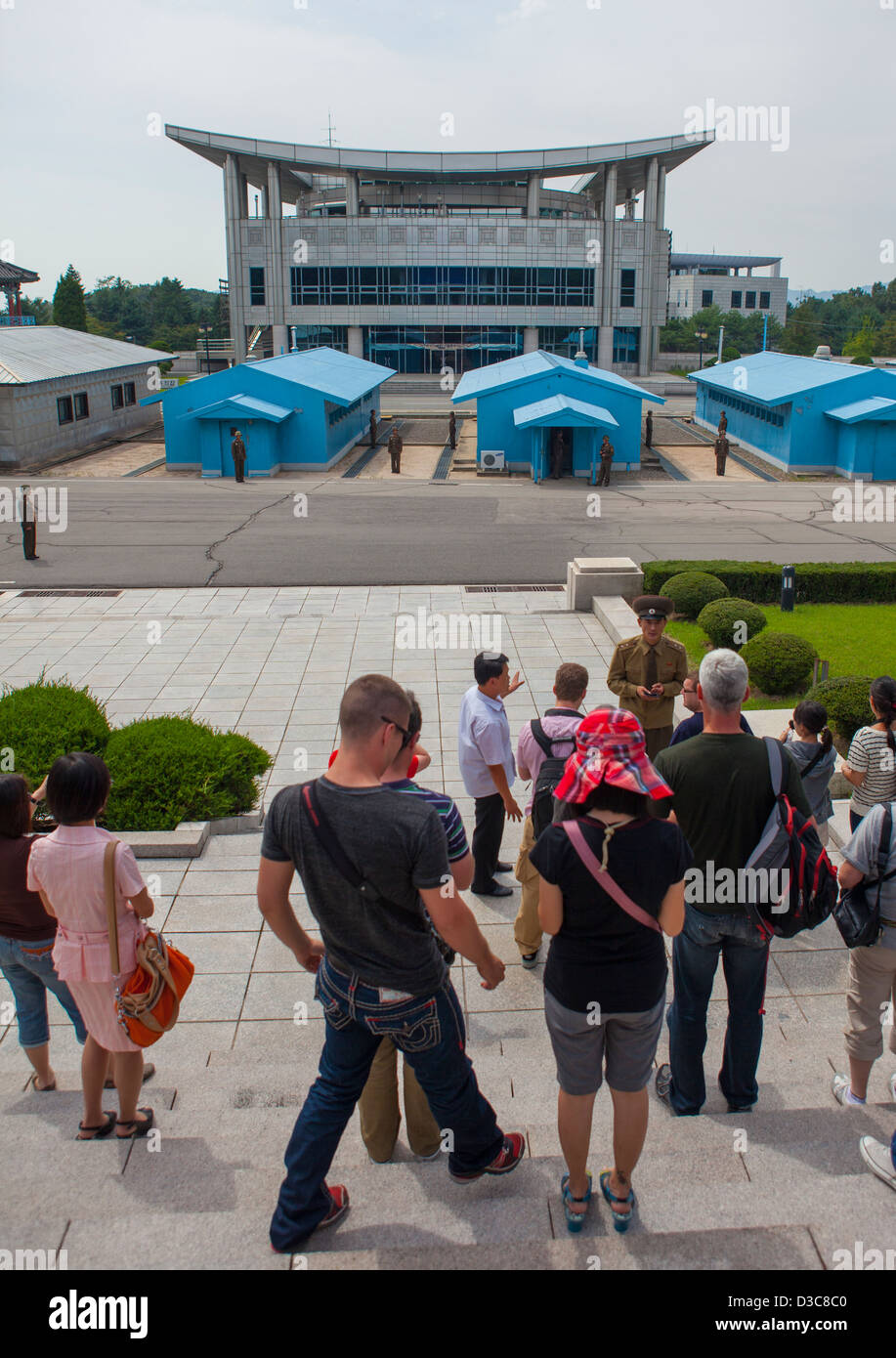 Der Joint Security Area, Dmz, Panmunjom, Nordkorea Stockfoto