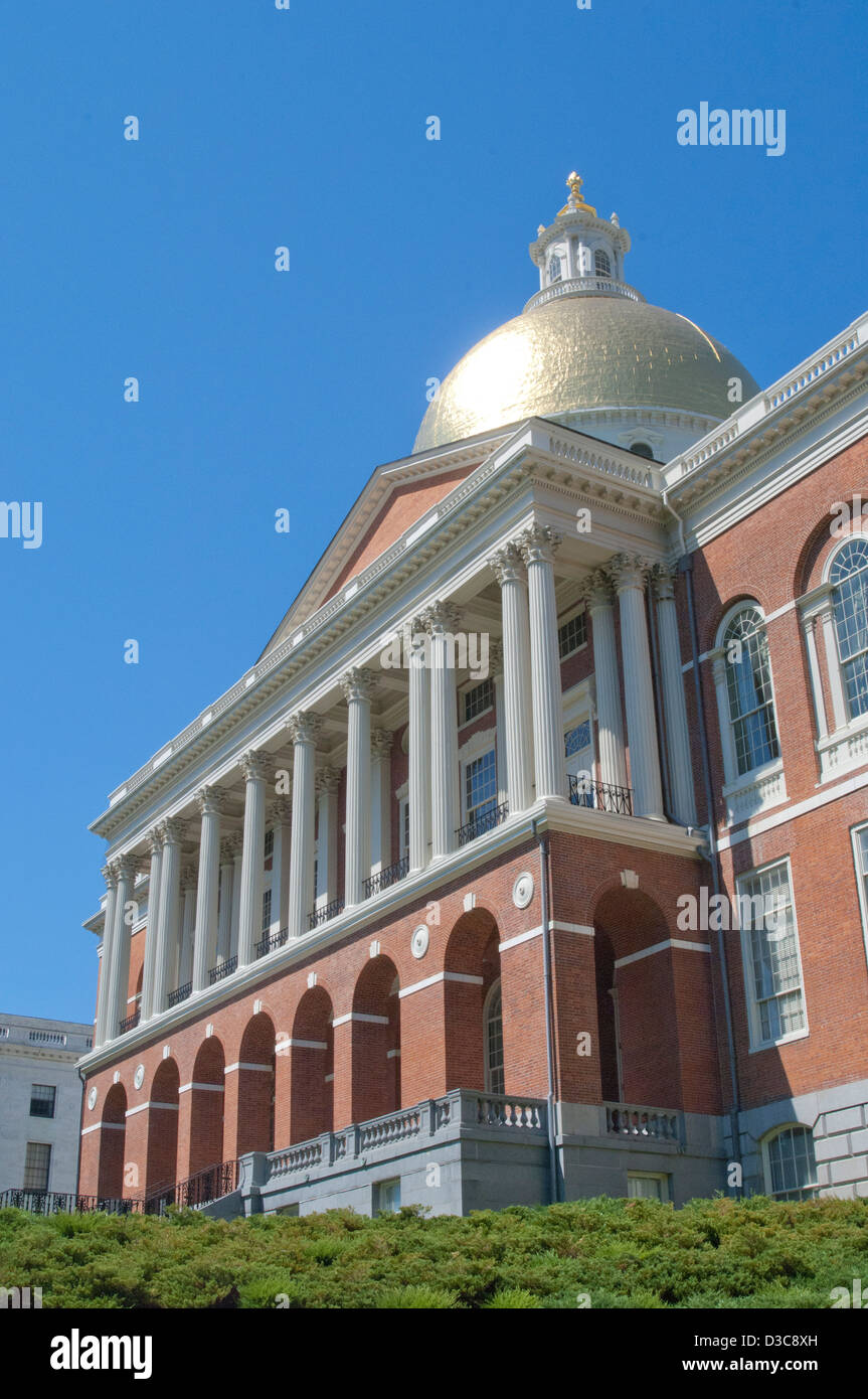 Massachusetts State House in Boston, massachusetts Stockfoto