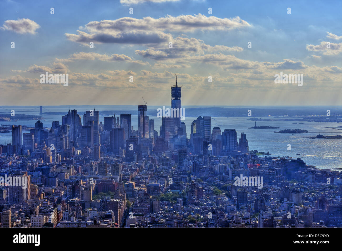 Manhattan Skyline, New York City Stockfoto