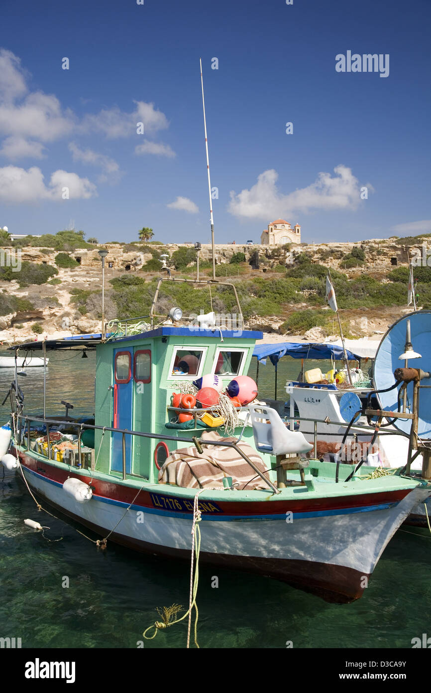 Agios Georgios Hafen in der Nähe von Coral Bay, Zypern, Europa Stockfoto