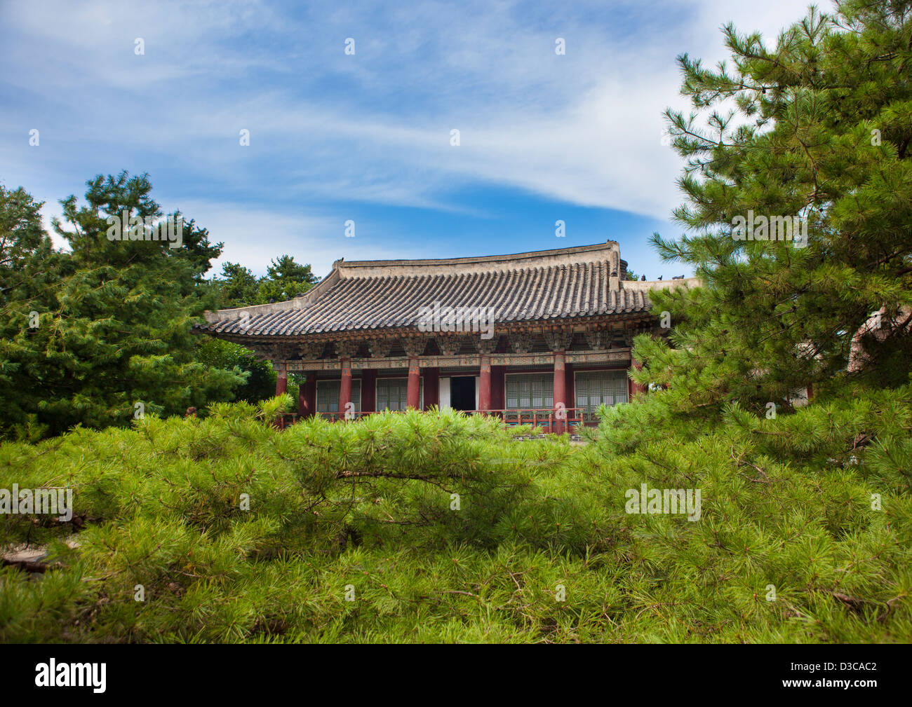 Ehemalige Heimat des King Ri Song Gye, Hamhung, Nordkorea Stockfoto