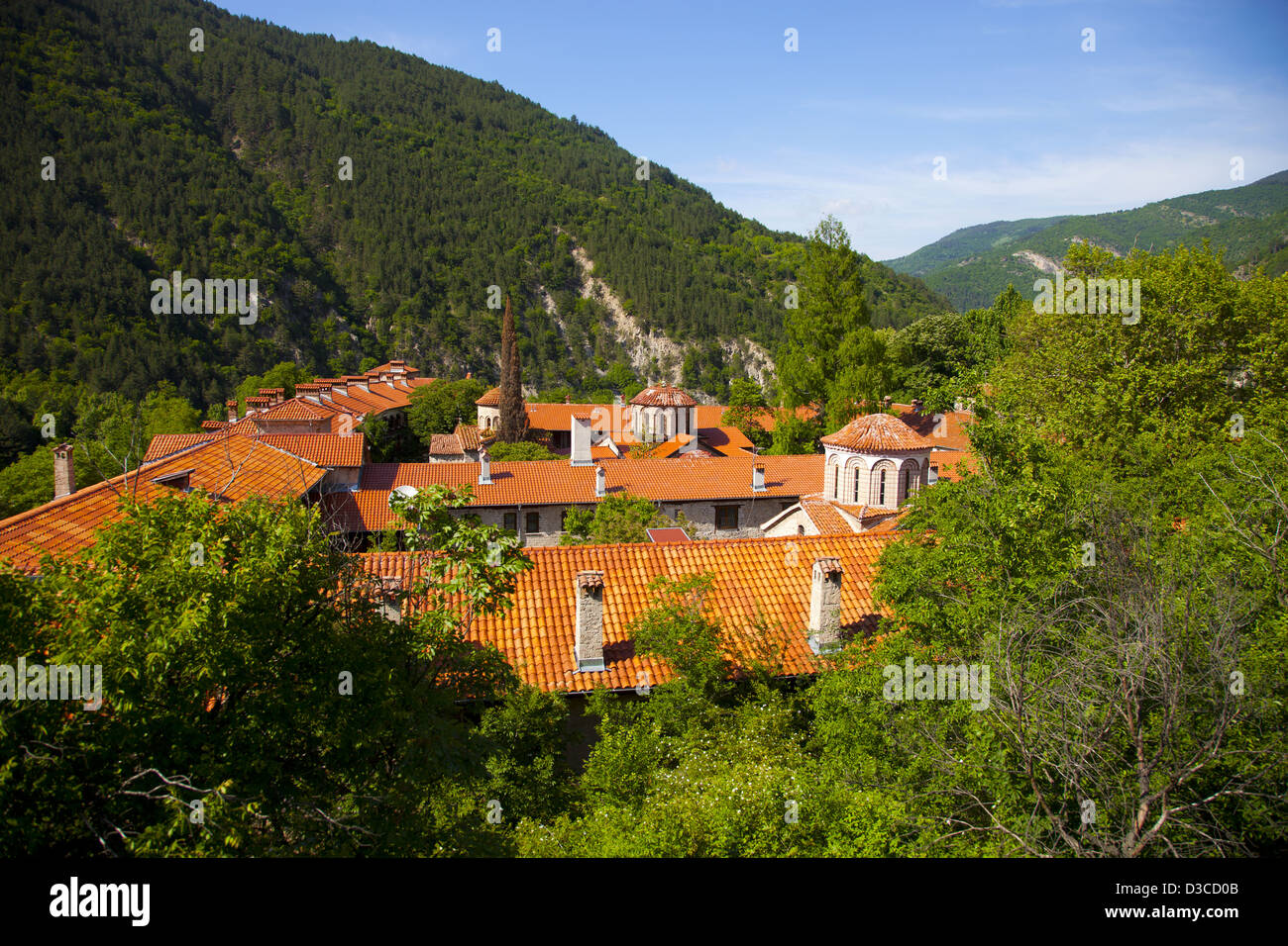 Bulgarien, Europa, Rhodopen, Bachkovo Kloster. Stockfoto