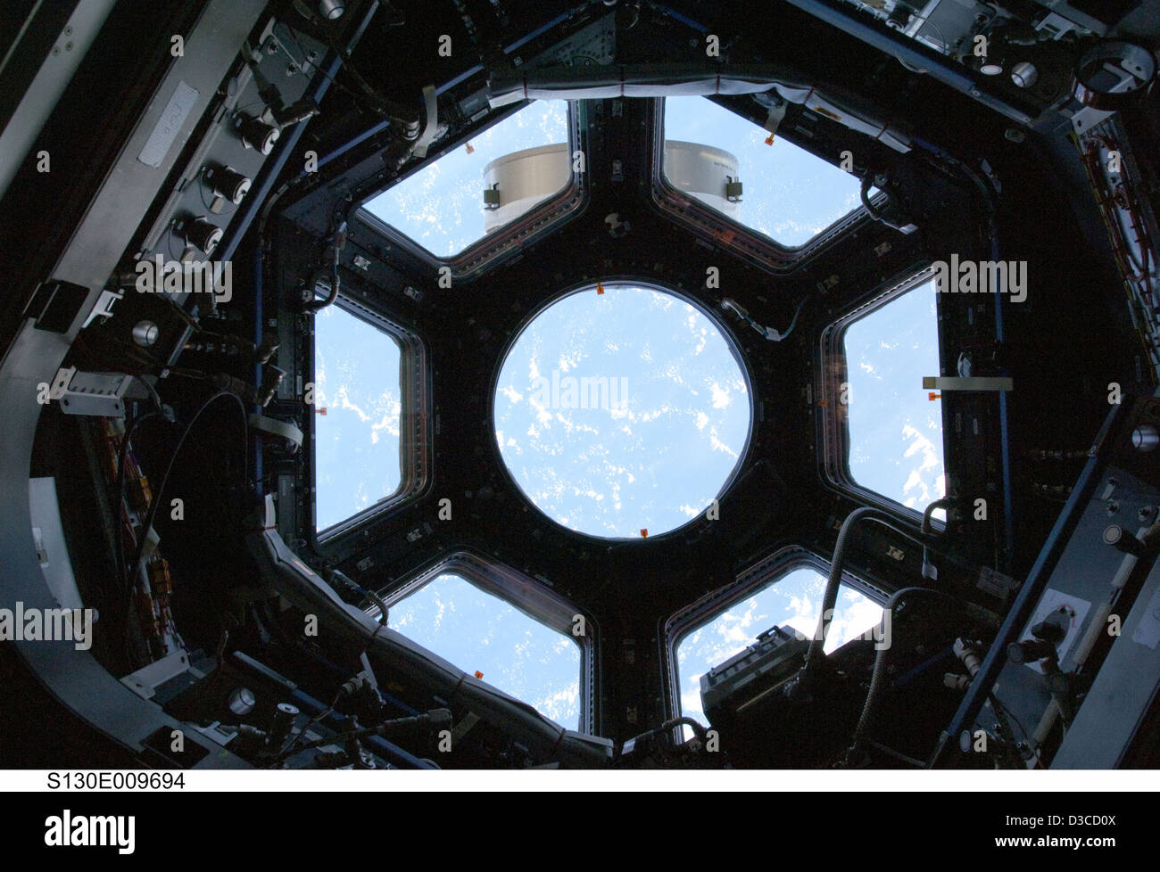 Crew Earth Observation Crewearthobservation Kuppel internationale Raumstation Internationalspacestation Nasa Station Wissenschaft st Stockfoto