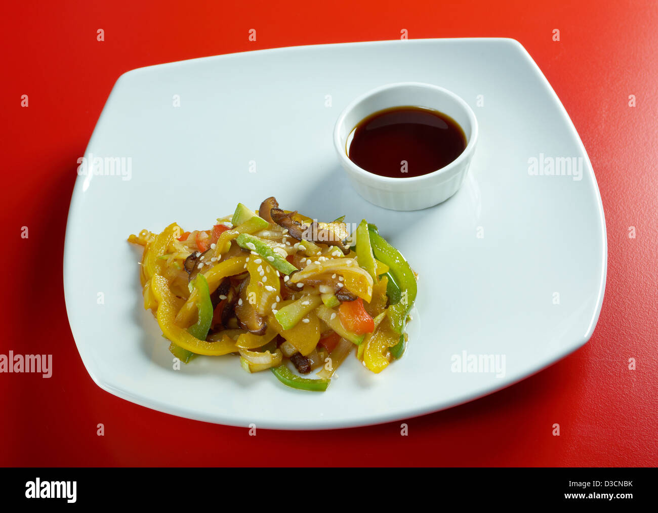 Stir-Fried-Vegetables.closeup Stockfoto