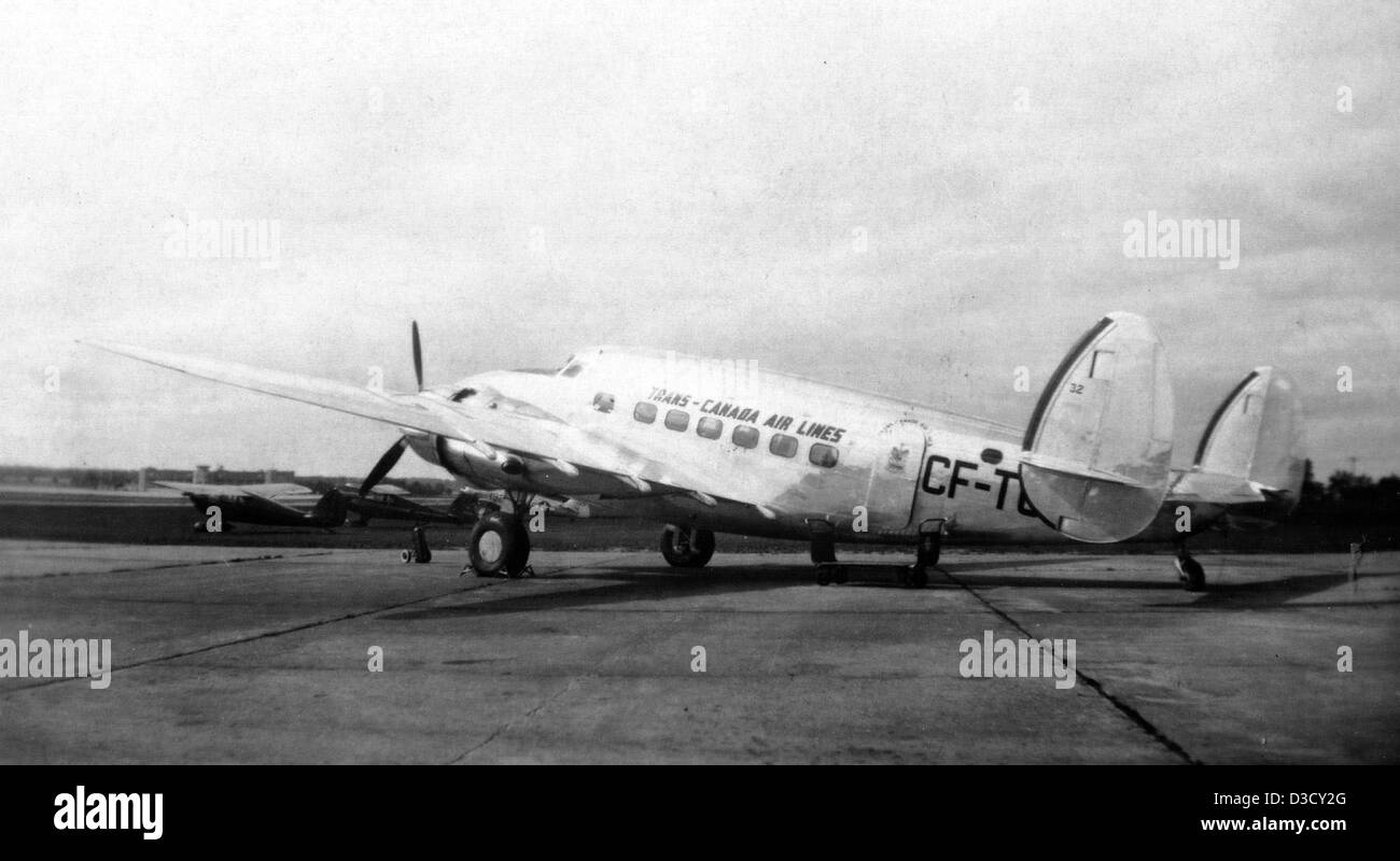 Lockheed, Modell 14-H2, Super Electra Stockfoto