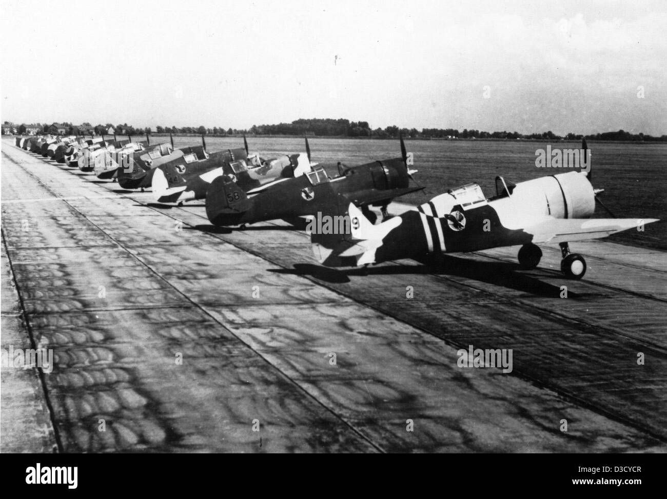 Curtiss P-36A Stockfoto