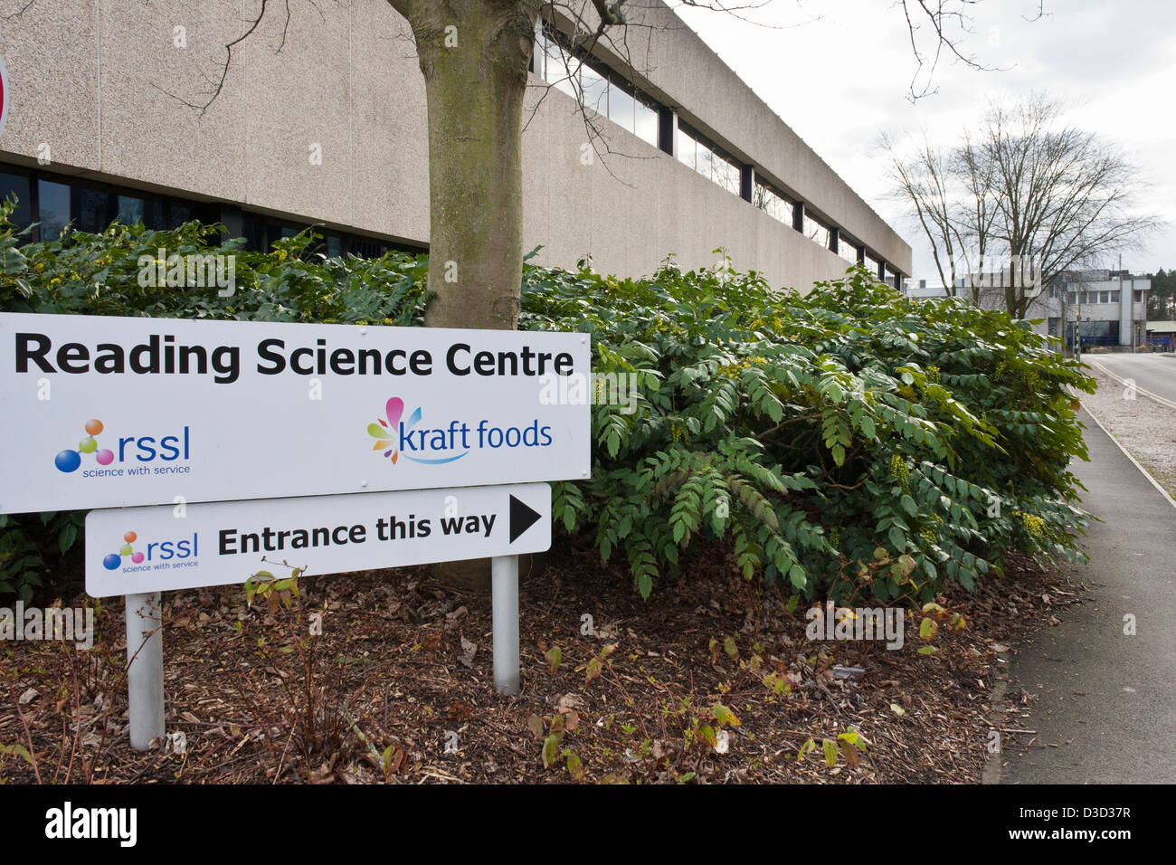 Außenansicht des Büros, Labors und Testanlagen zu Lesen wissenschaftliche Services Limited, Reading, Berkshire, England, GB, UK Stockfoto