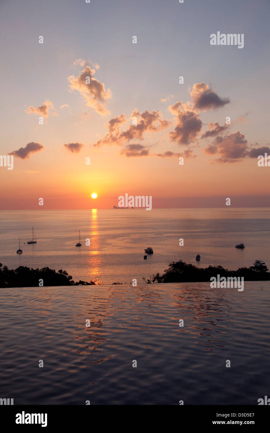 Koh Lanta, Thailand, Sonnenuntergang über Koh Lanta Stockfoto