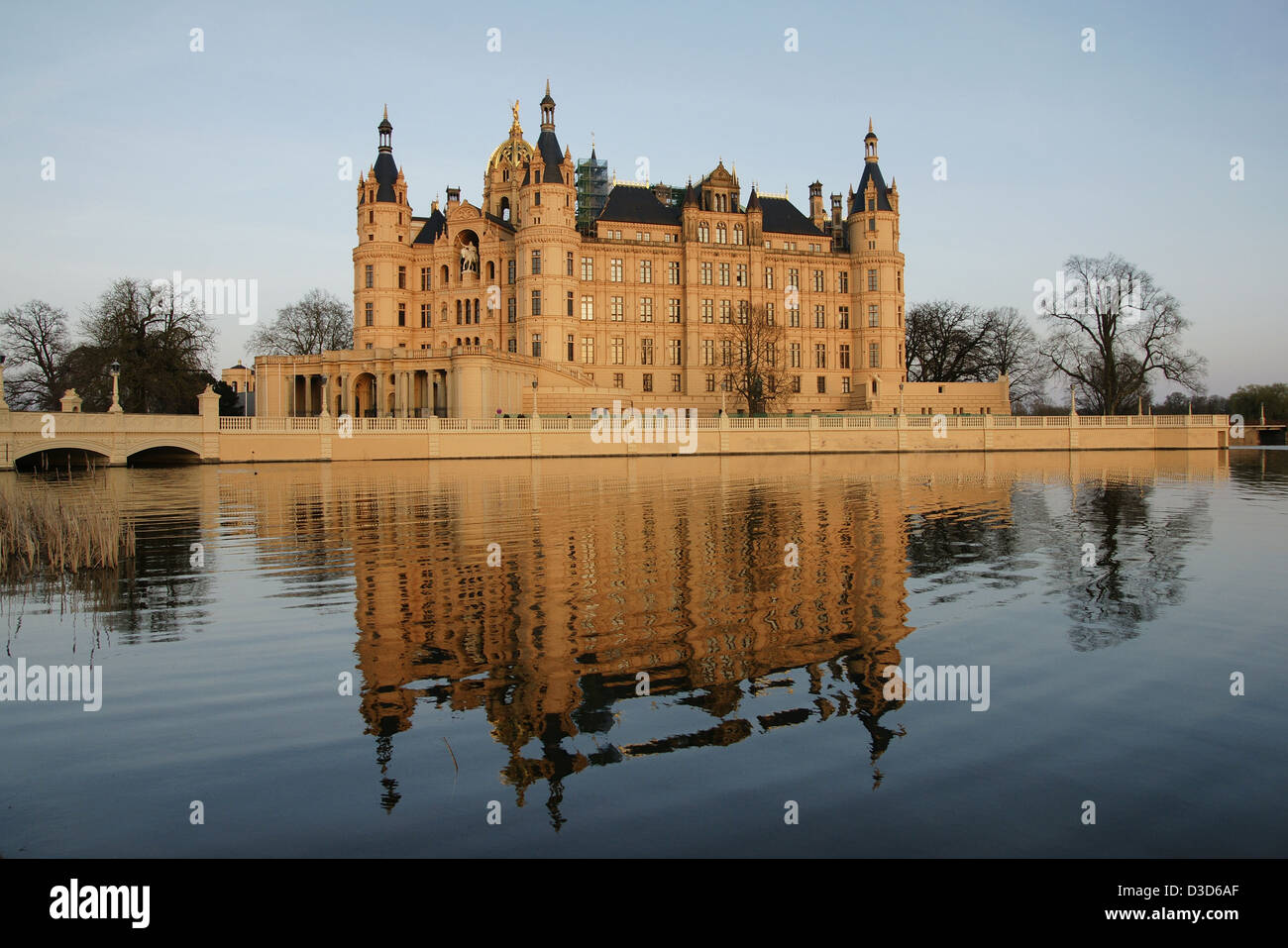 Schwerin, Deutschland, Schweriner Schloss Stockfoto