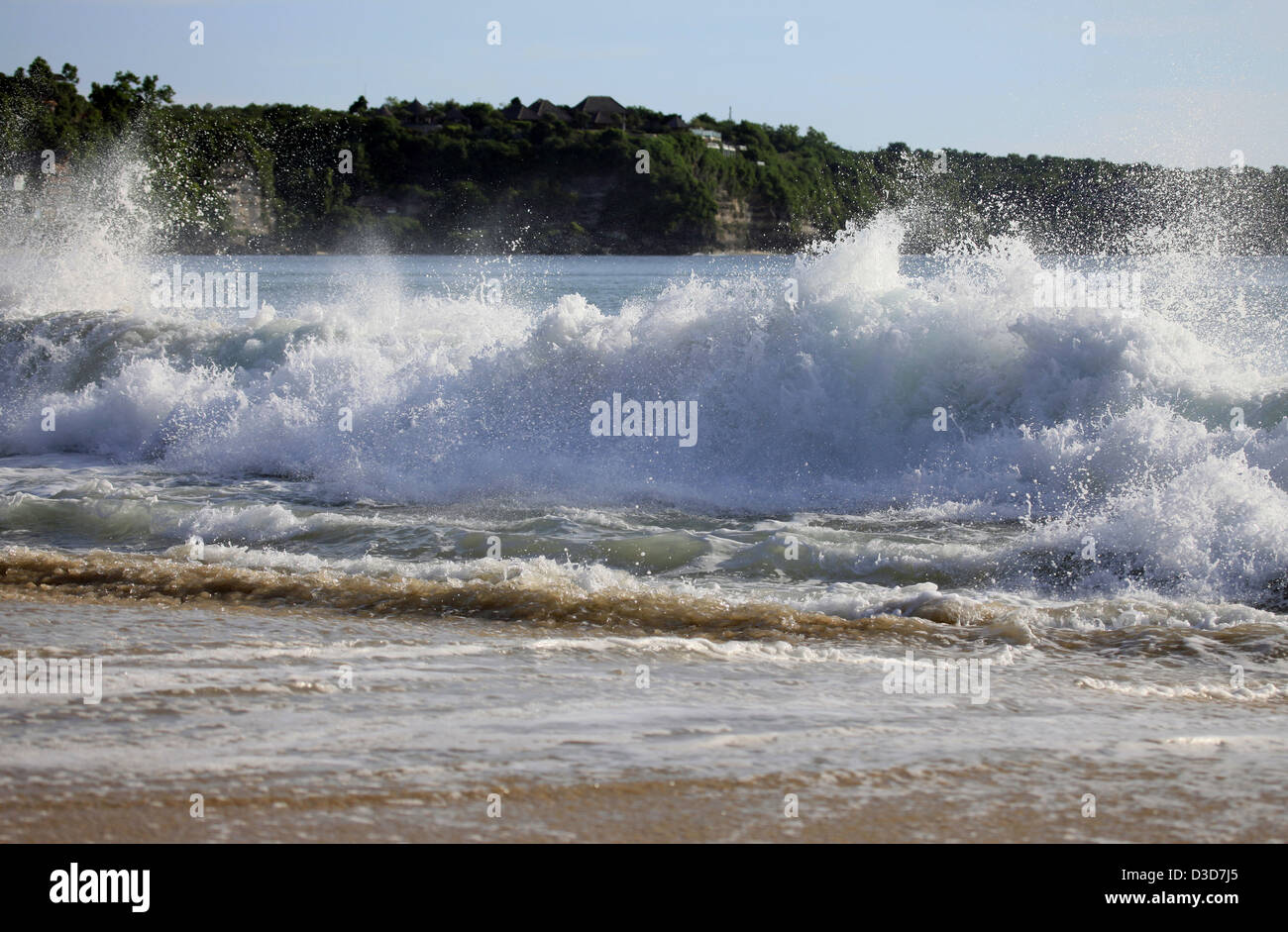 Die große Welle. Dreamland Beach - Bali Stockfoto