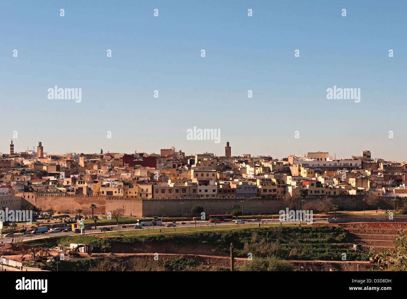 Almedina Fez wurde 1981 zum UNESCO-Weltkulturerbe erklärt. Stockfoto